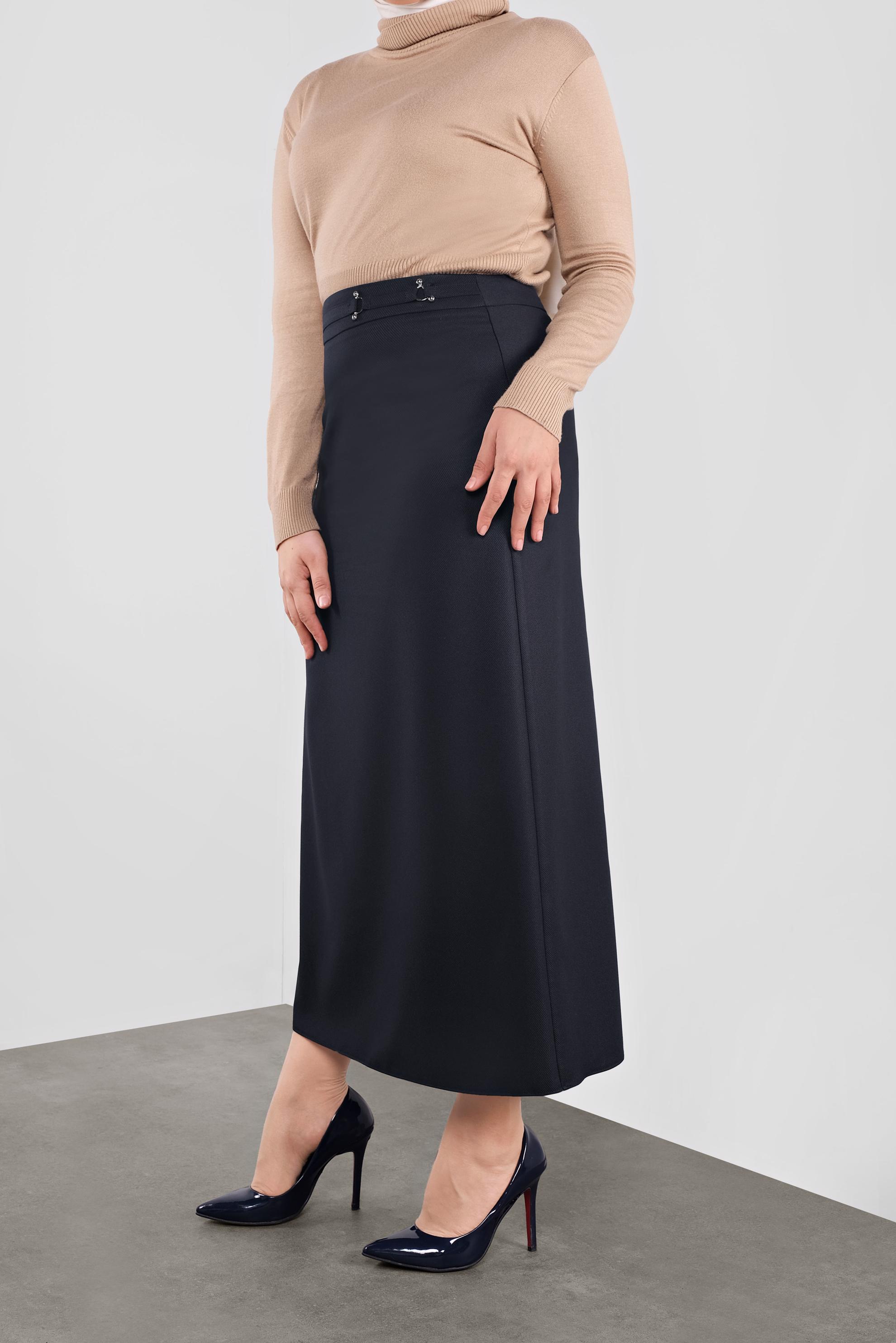 Vêtements hijab BLEU MARINE JUPE EN LIGNE A 60126