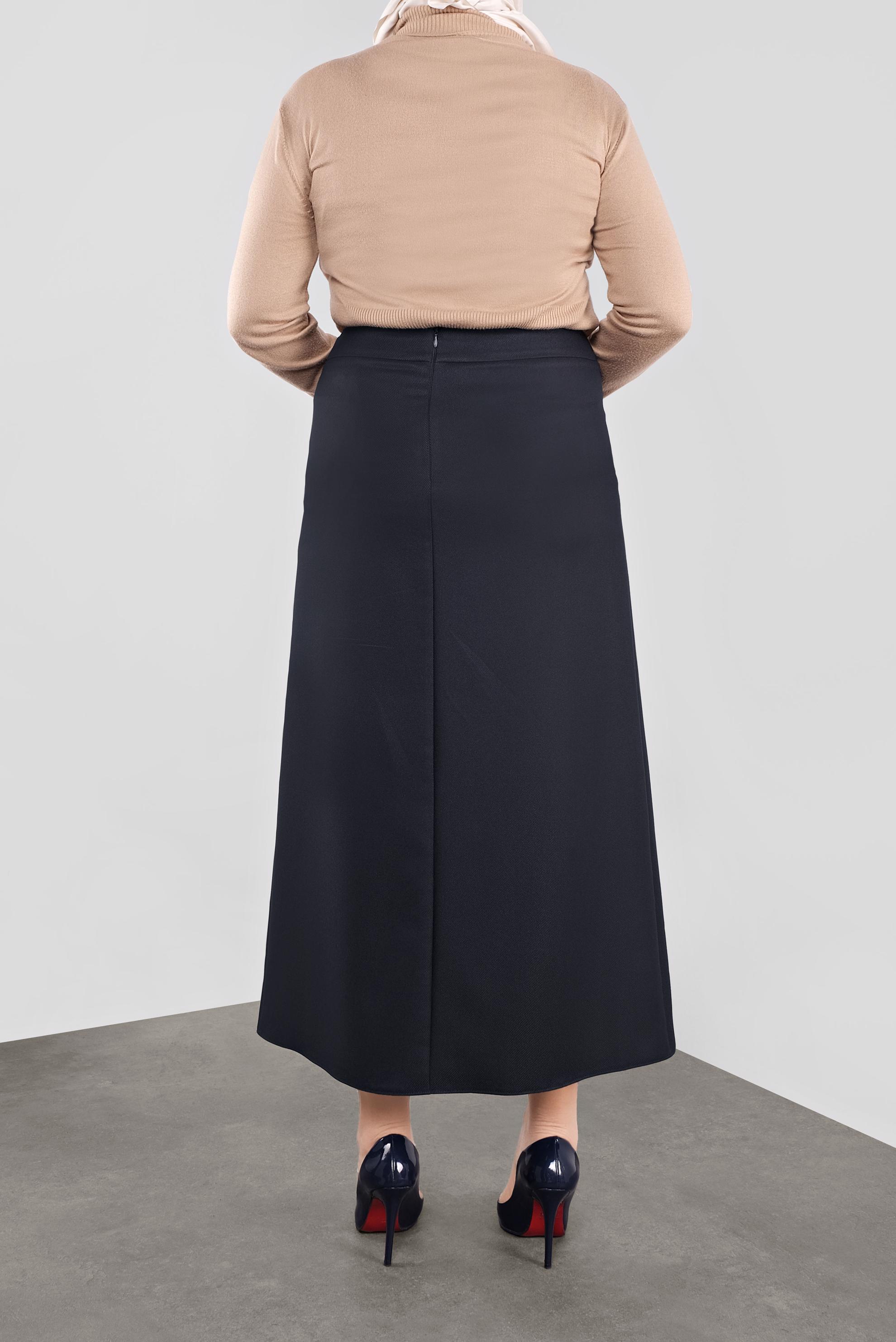 Vêtements hijab BLEU MARINE JUPE EN LIGNE A 60126