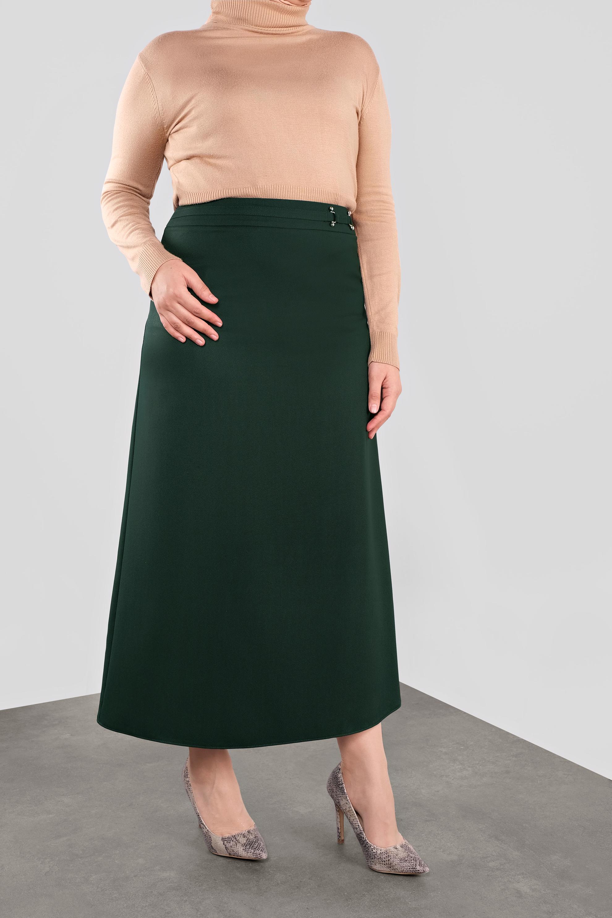 Vêtements hijab VERT JUPE EN LIGNE A 60126