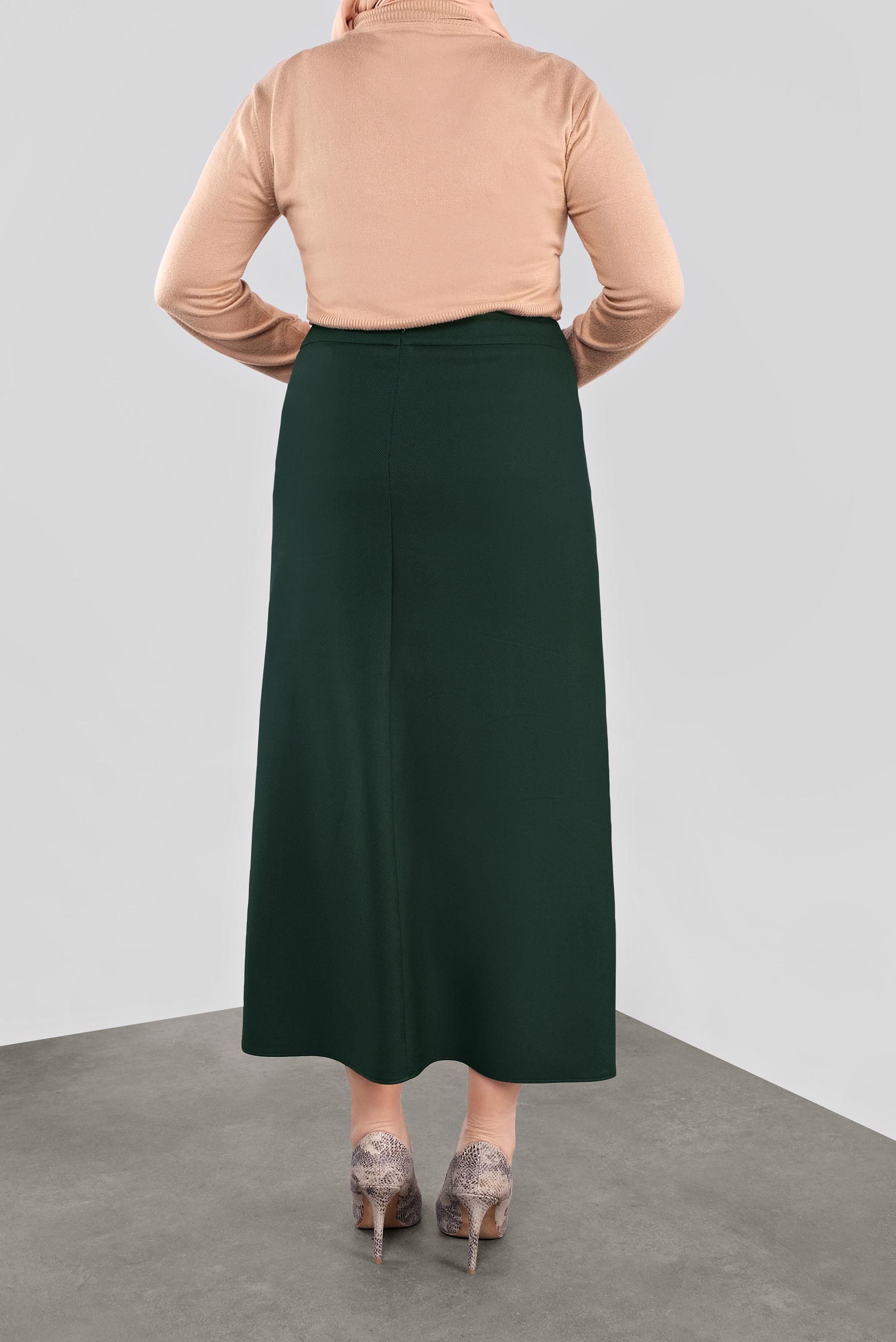 Vêtements hijab VERT JUPE EN LIGNE A 60126