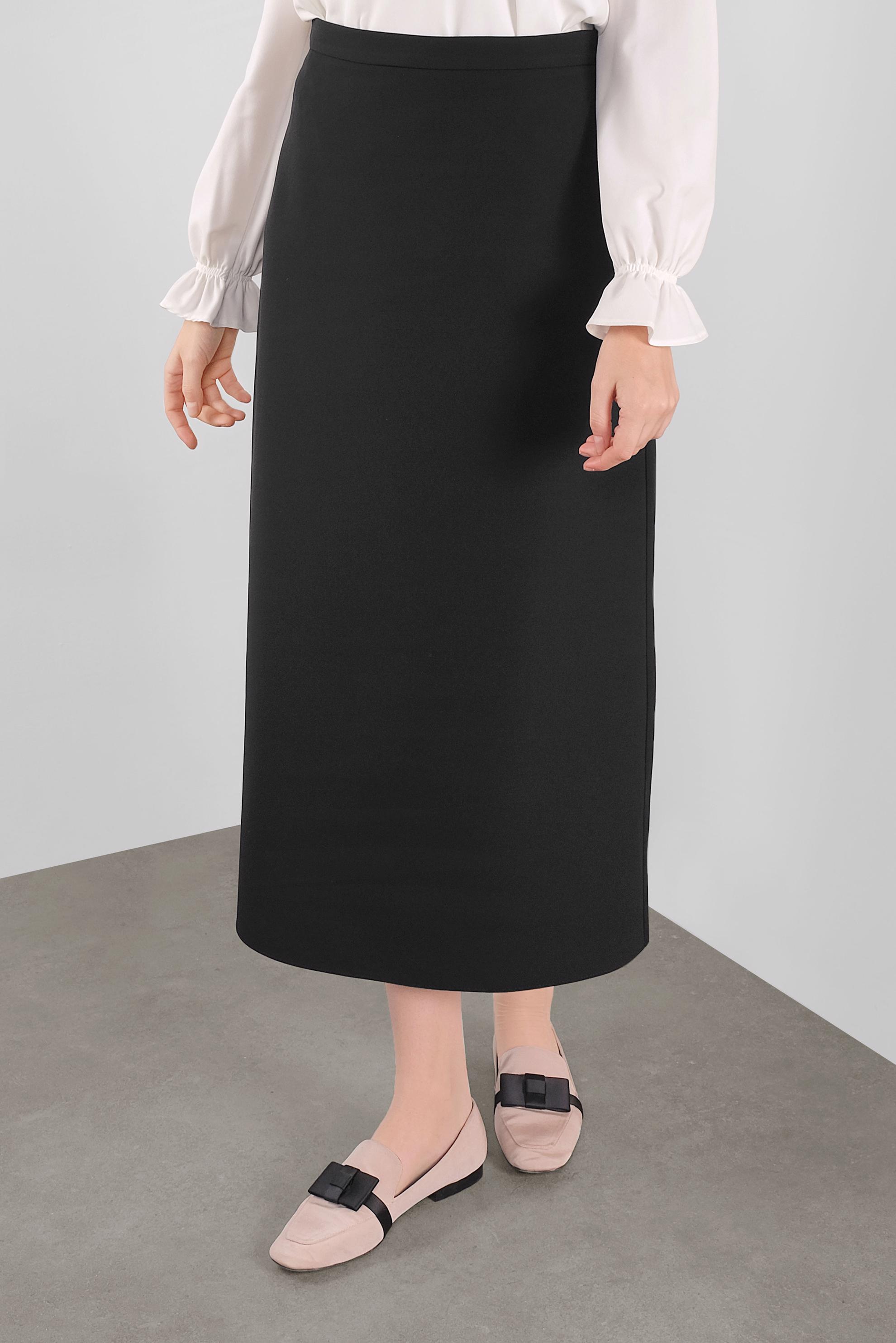 Tesettür giyim SİYAH KALEM ETEK 60129 