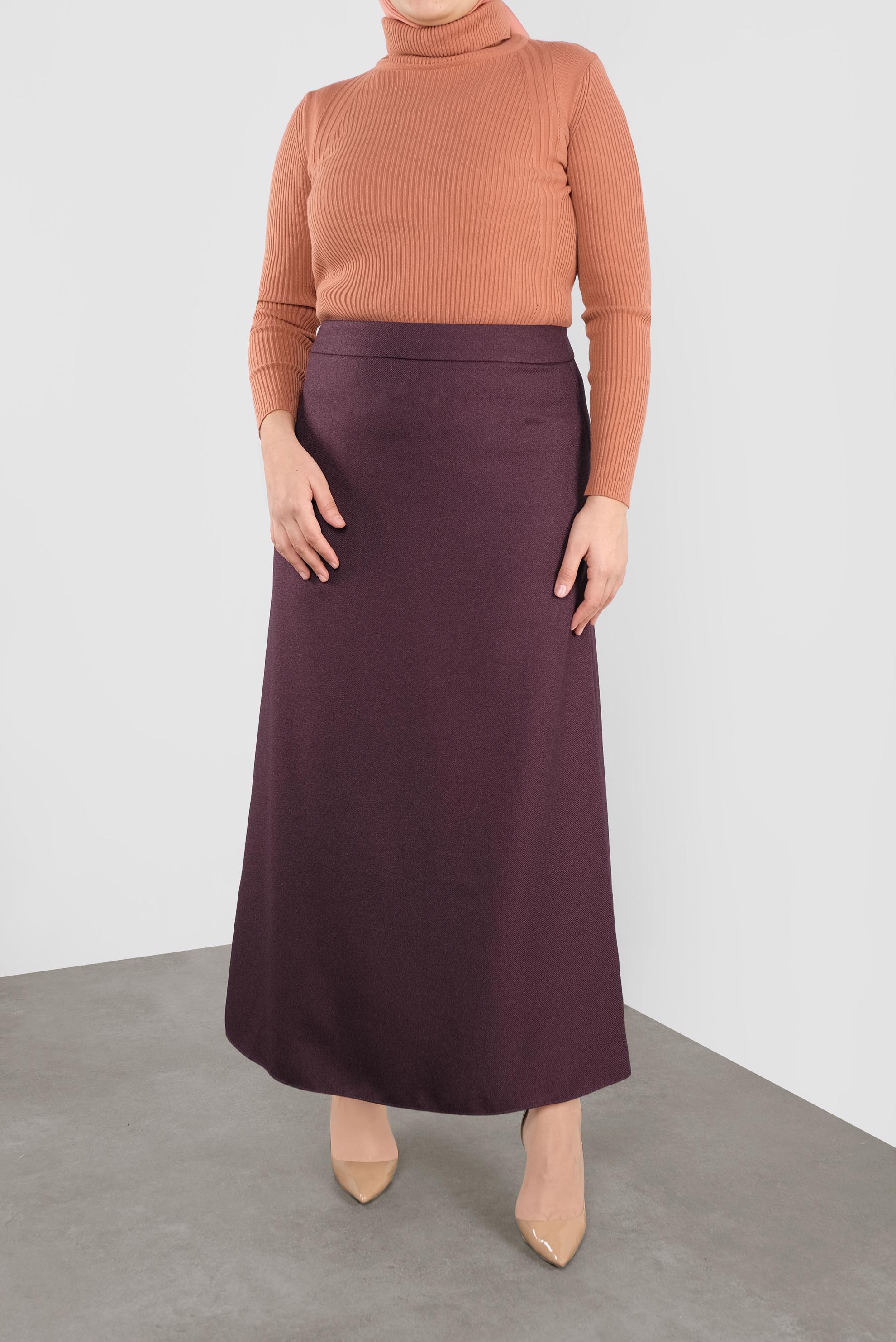 Hijab clothing DAMSON ZIPPERED A CUT SKIRT 60132 