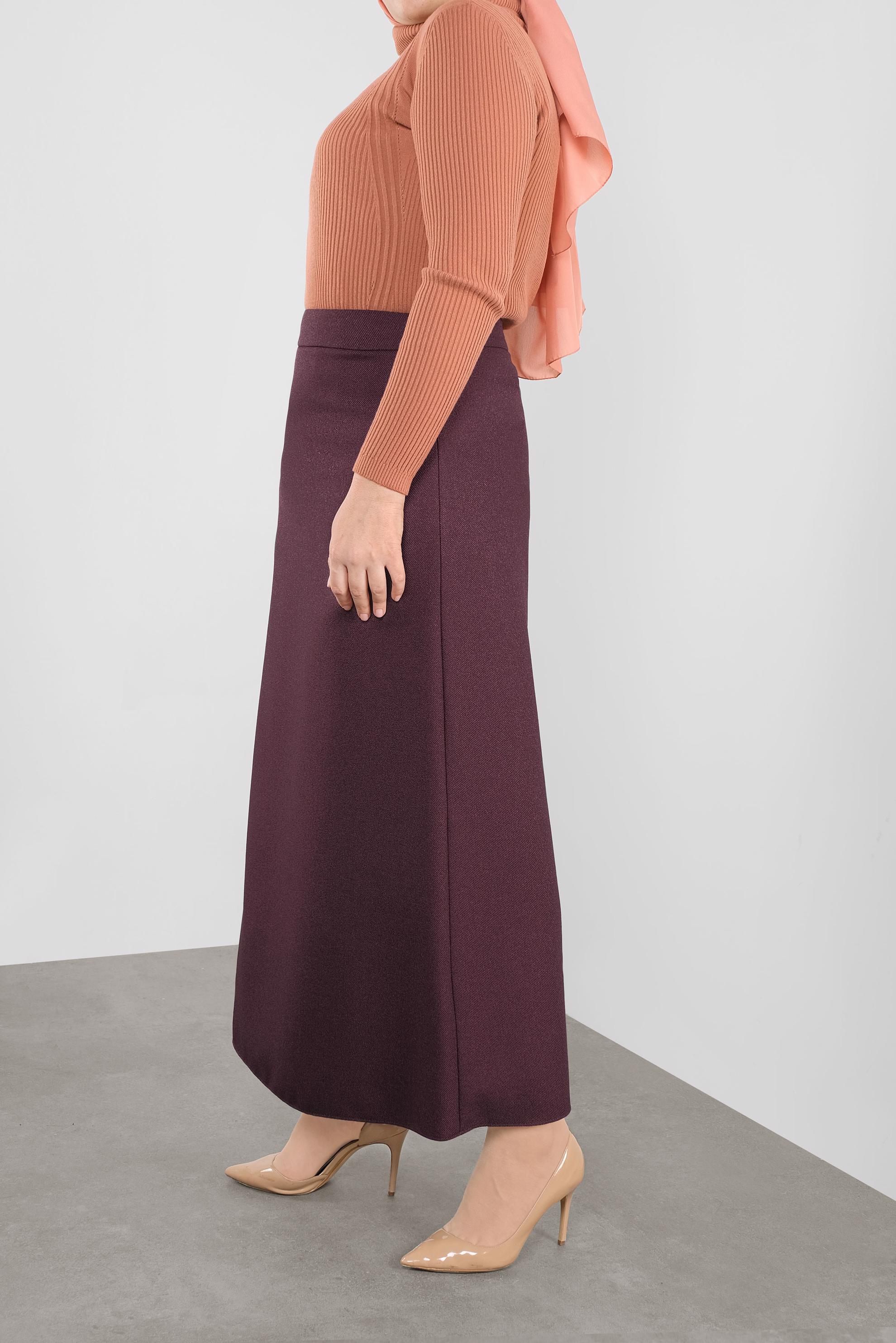 Hijab clothing DAMSON ZIPPERED A CUT SKIRT 60132 