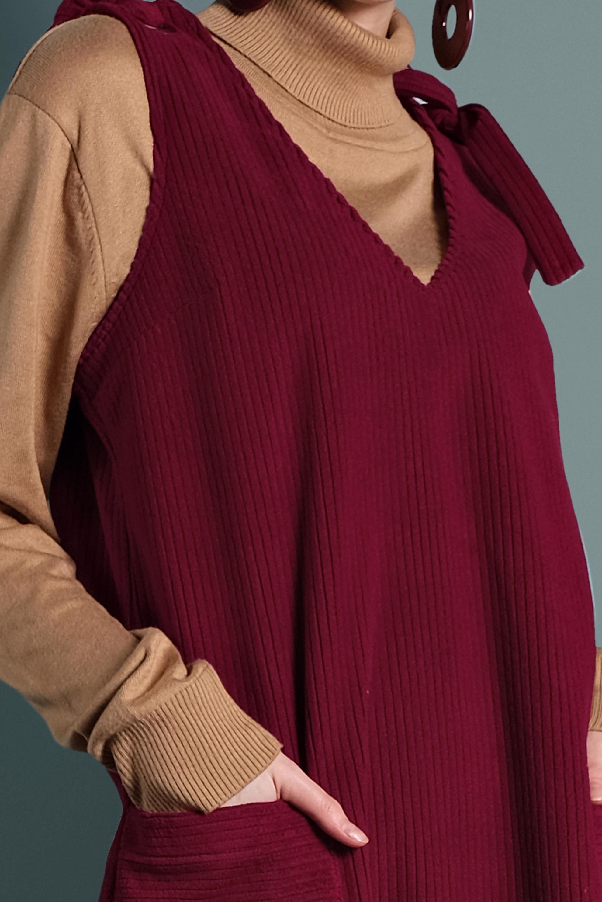 Tesettür giyim BORDO KADİFE JİLE 41266 