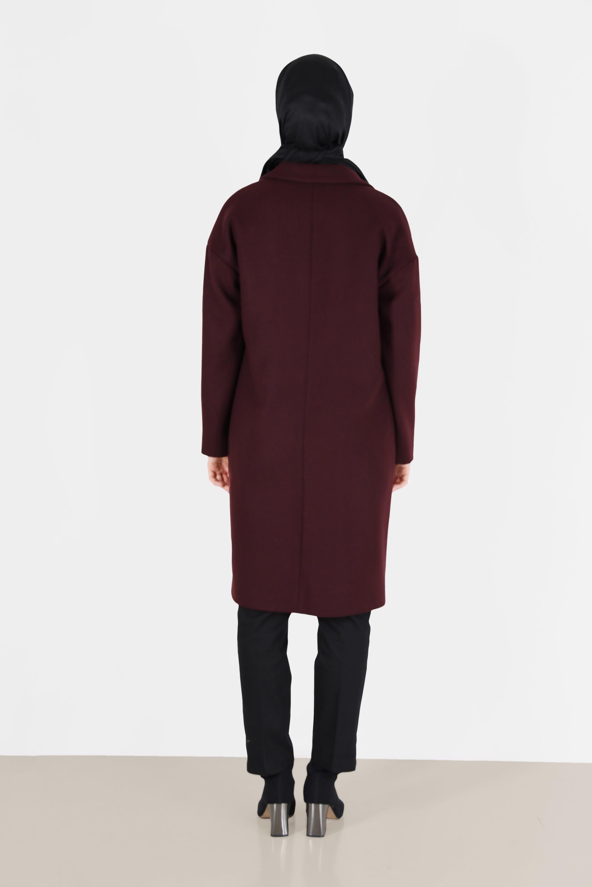 Tesettür giyim MÜRDÜM KLASİK KABAN 90005	