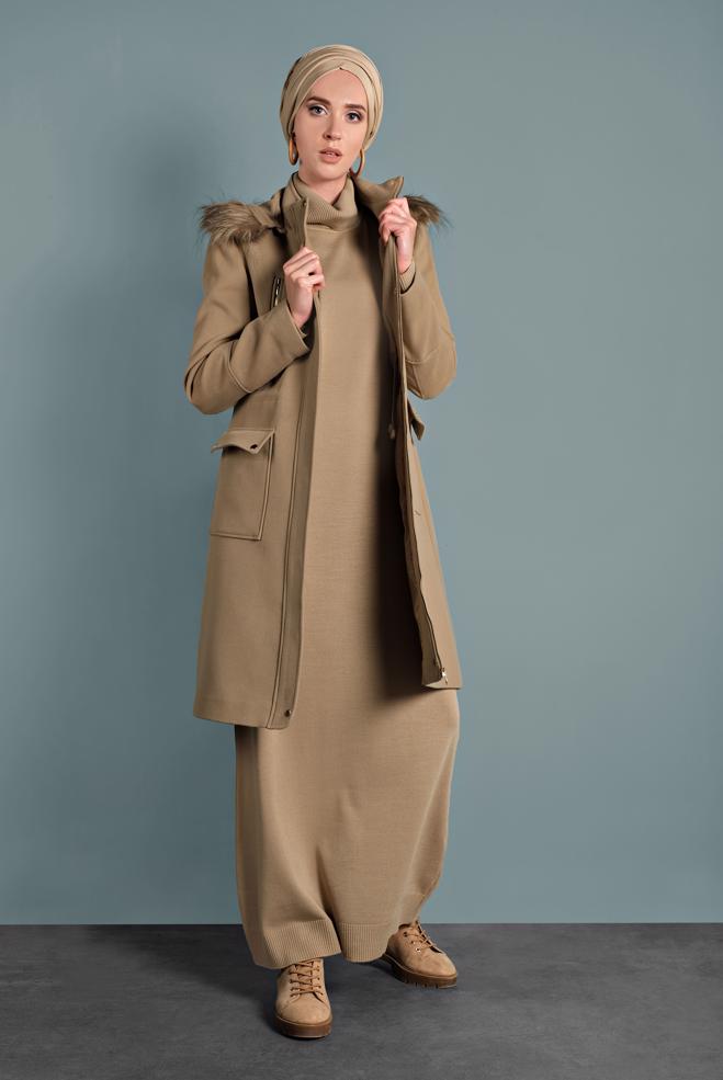 Tesettür giyim  Naturel Renkler - ALVİNA