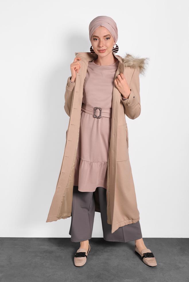 Tesettür giyim  Pastel Tonlar - ALVİNA
