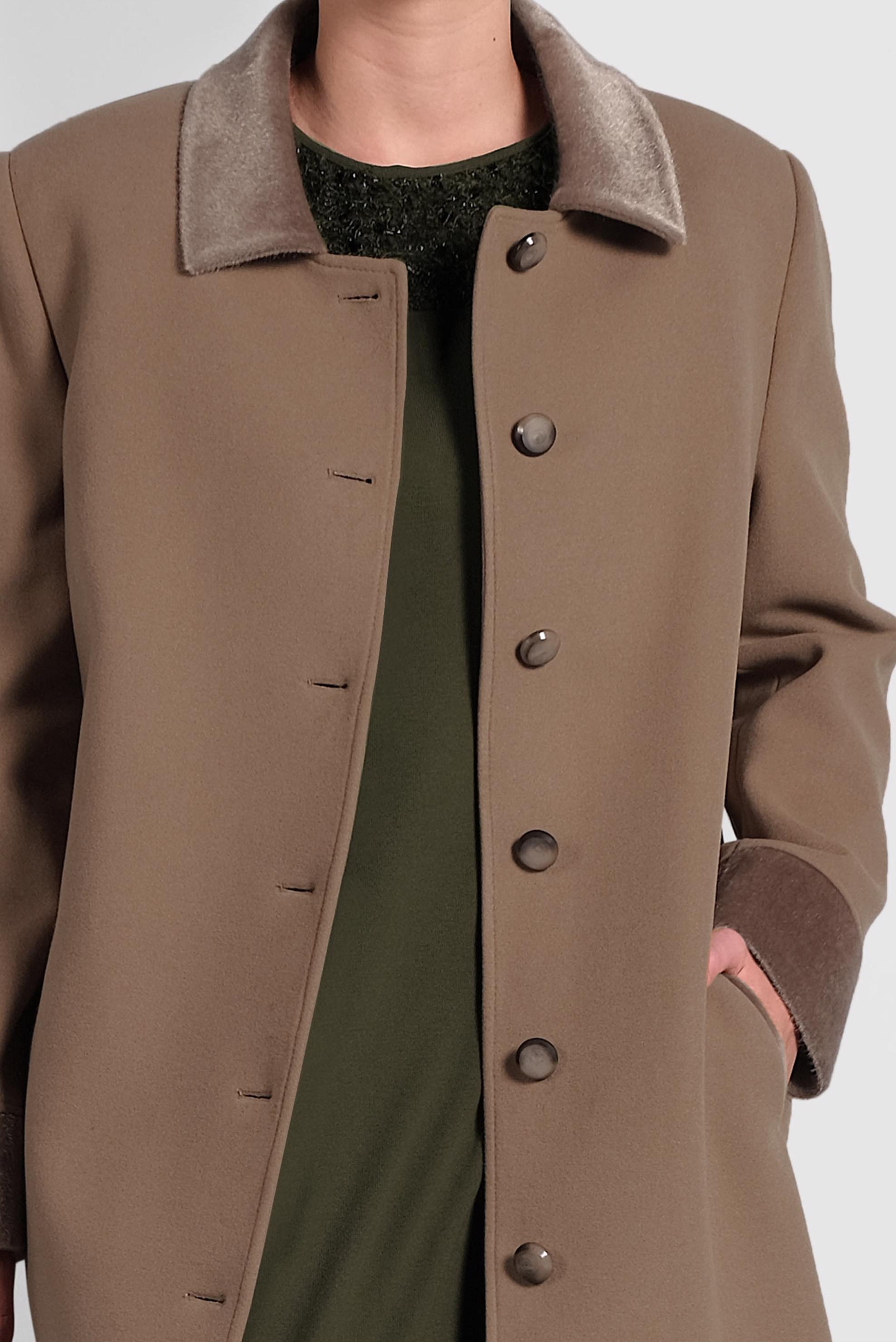 Tesettür giyim KAHVE KAŞE KABAN 90071 