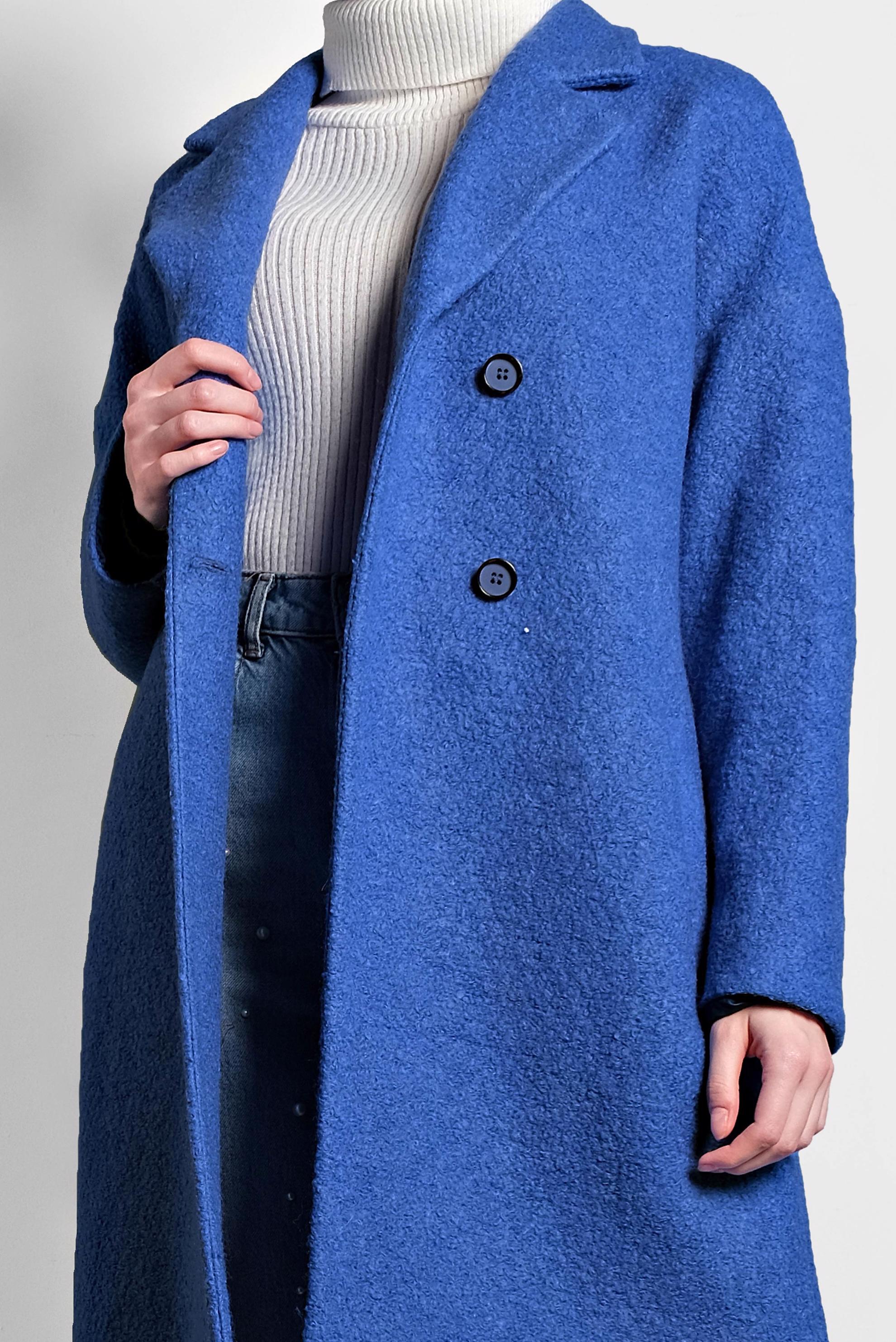 Tesettür giyim LACİVERT KLASİK DÜĞMELİ KABAN 90073