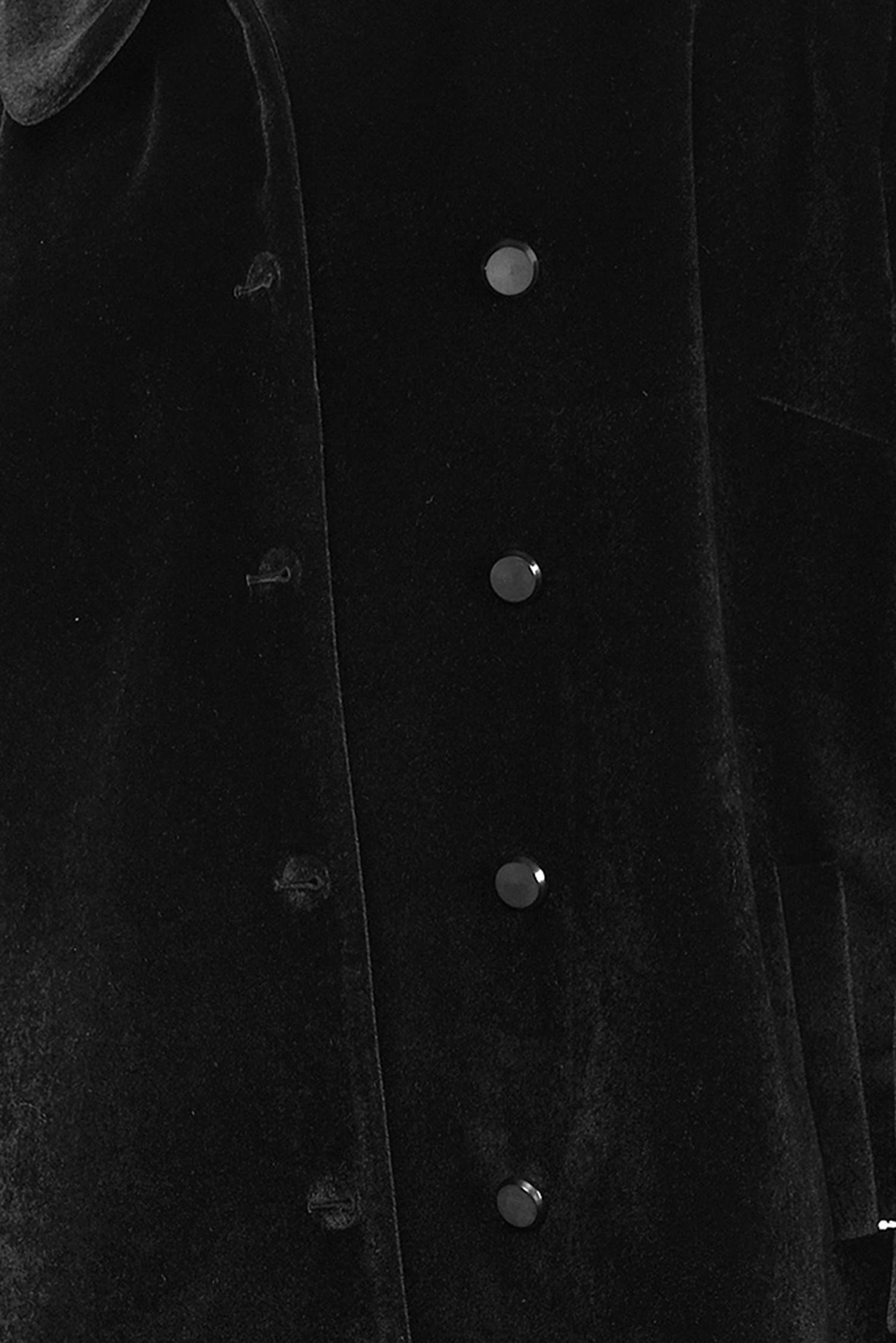 Tesettür giyim SİYAH BEBE YAKA KABAN 90088 