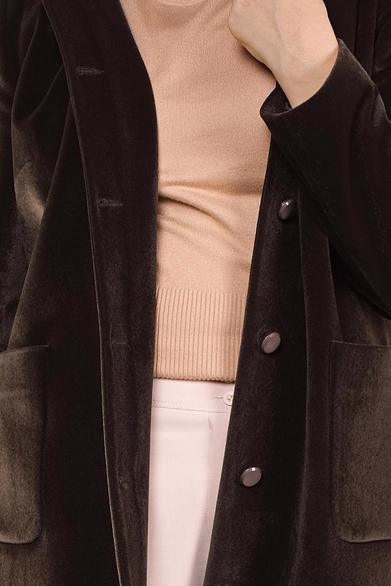 Tesettür giyim KAHVE KAPÜŞONU KÜRKLÜ KABAN 90092