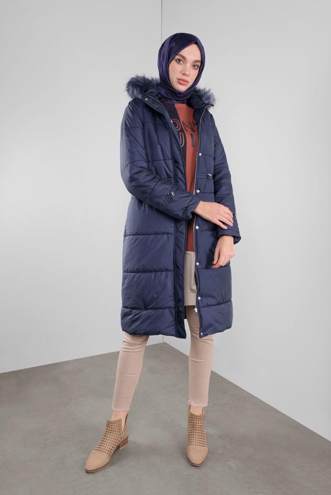 Hijab clothing  Navy Blue Mood - ALVİNA