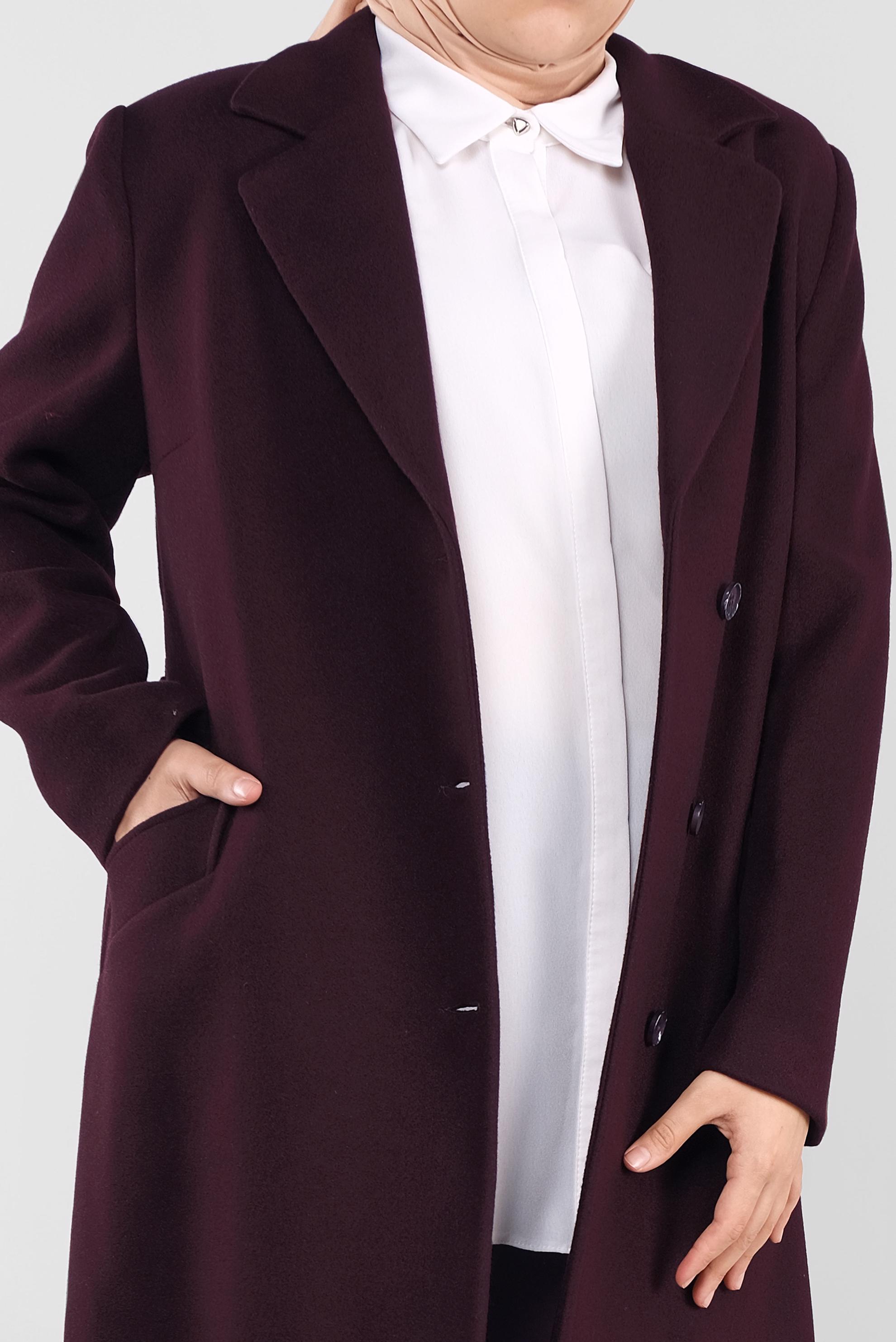 Hijab clothing DAMSON DOUBLE-BREASTED WALKER COAT 90166 