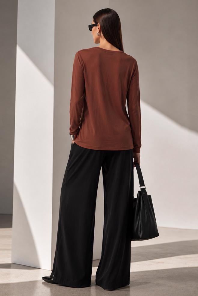 Vêtements hijab TABA PULL EN MAILLE DÉTAIL GEMME 20104 - ALVİNA
