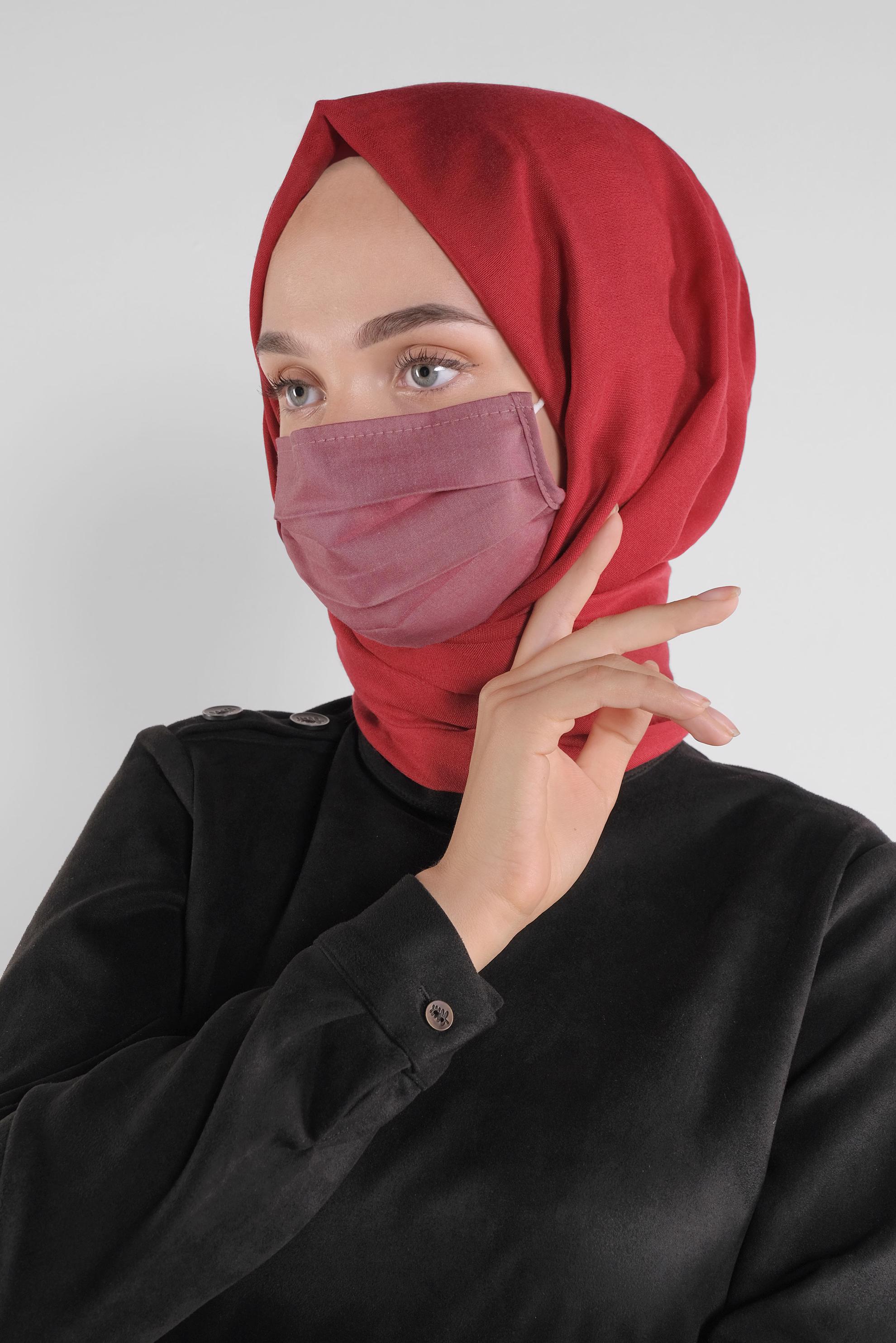 Vêtements hijab ROSE ALVINA MASQUE EN COTON À LAVABLE 8000 