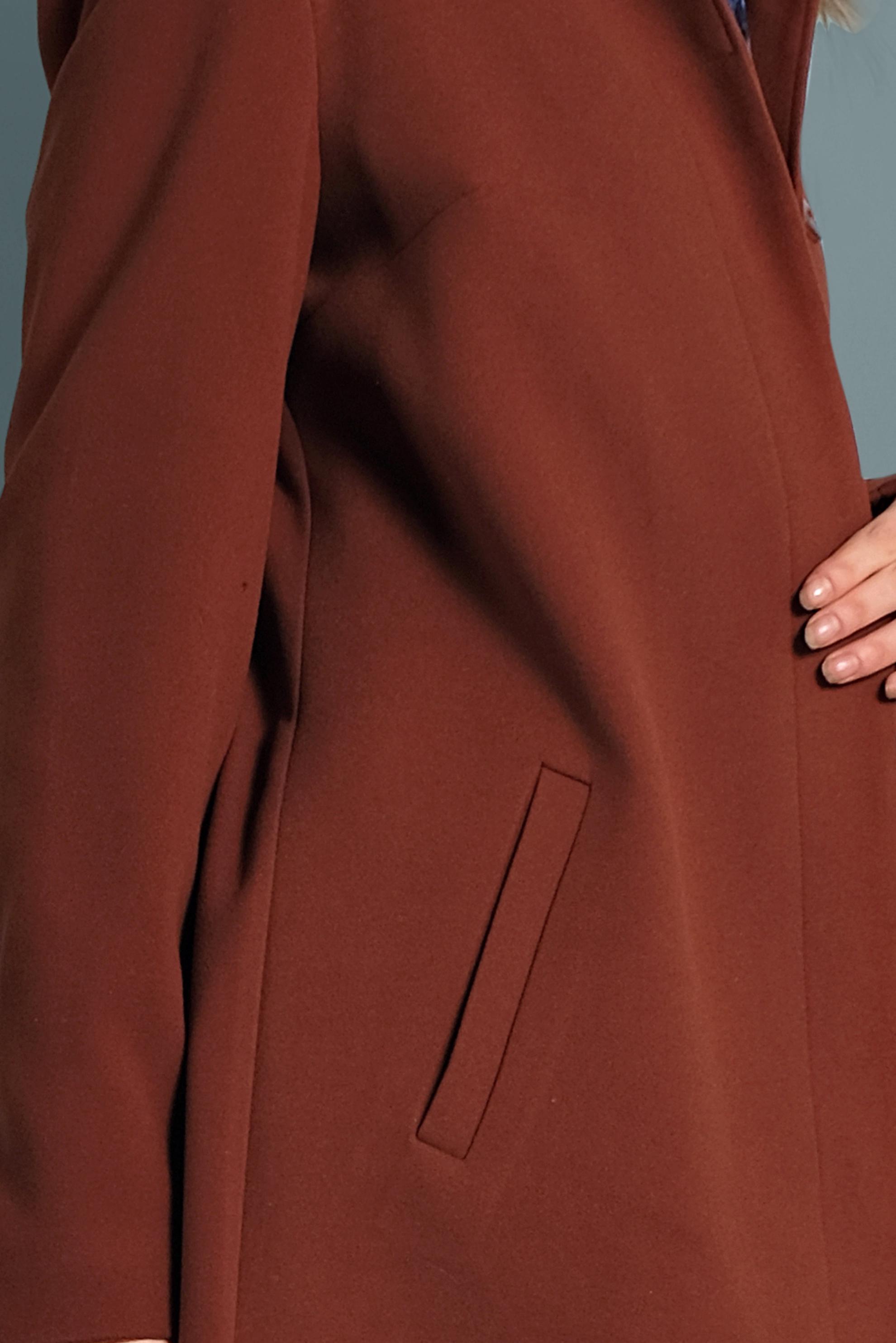 Vêtements hijab ORANGE MANTEAU À BOUTONNÉ 90062 