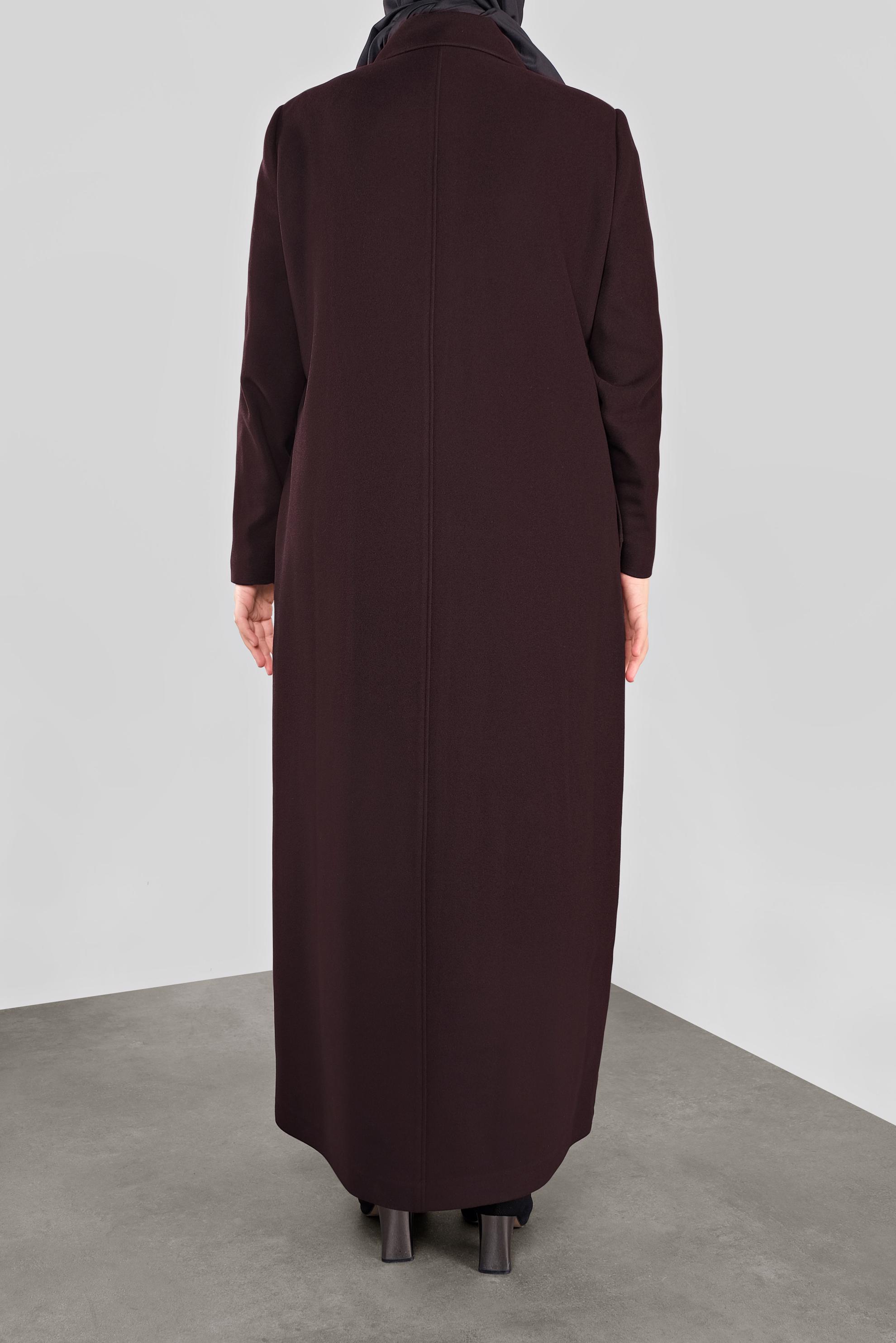 Vêtements hijab PRUNE 90126 ALİCİA MANTO 44/48 TEK46