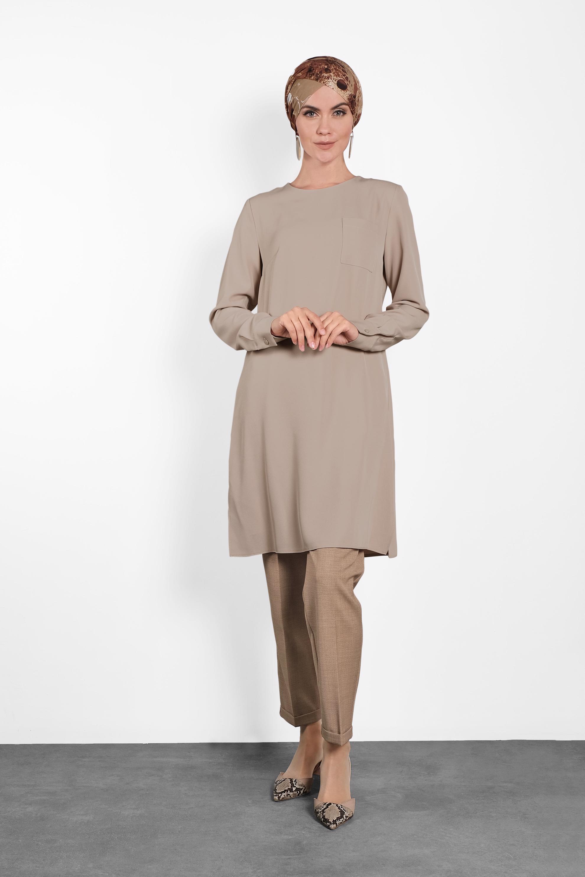 Hijab clothing BROWN CARROT PANTS 70002