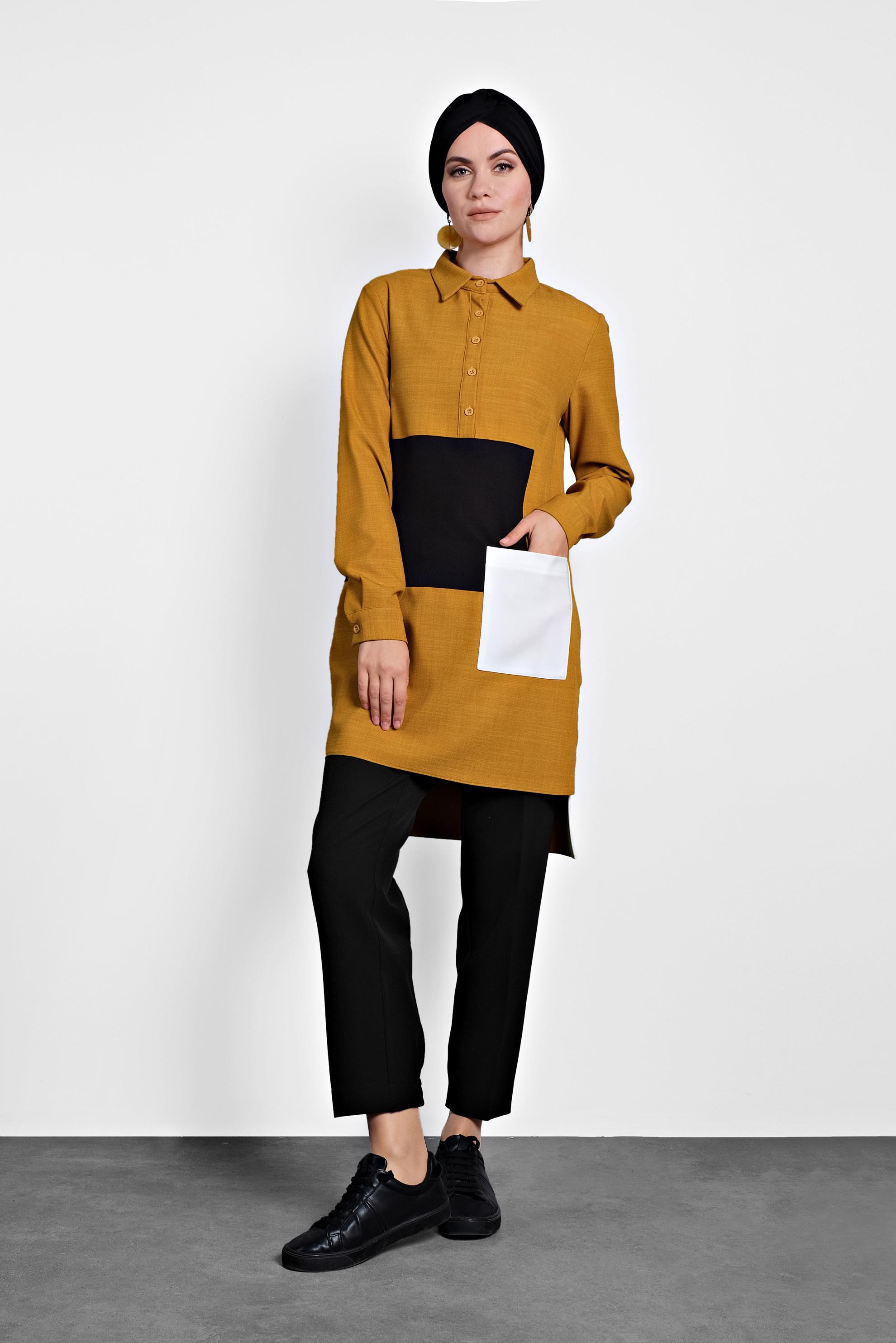 Tesettür giyim SİYAH HAVUÇ PANTOLON 70003 