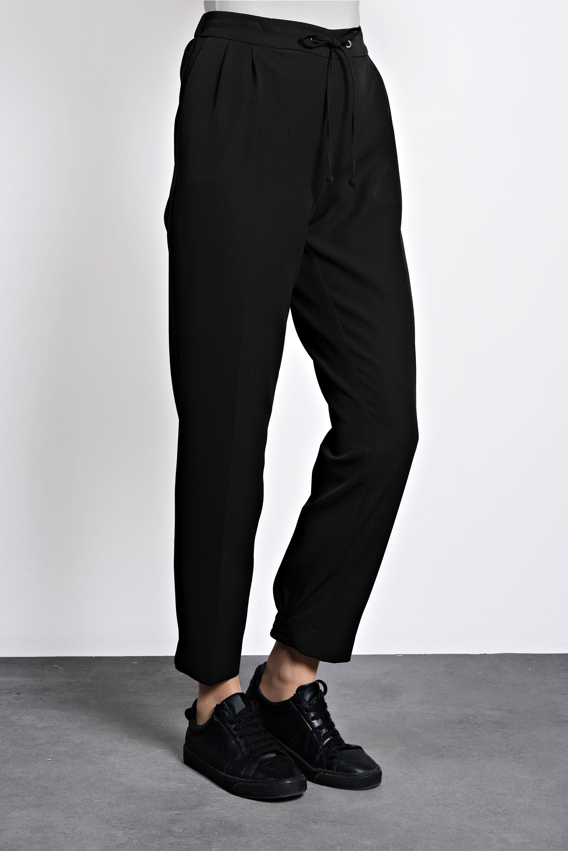 Tesettür giyim SİYAH HAVUÇ PANTOLON 70003 