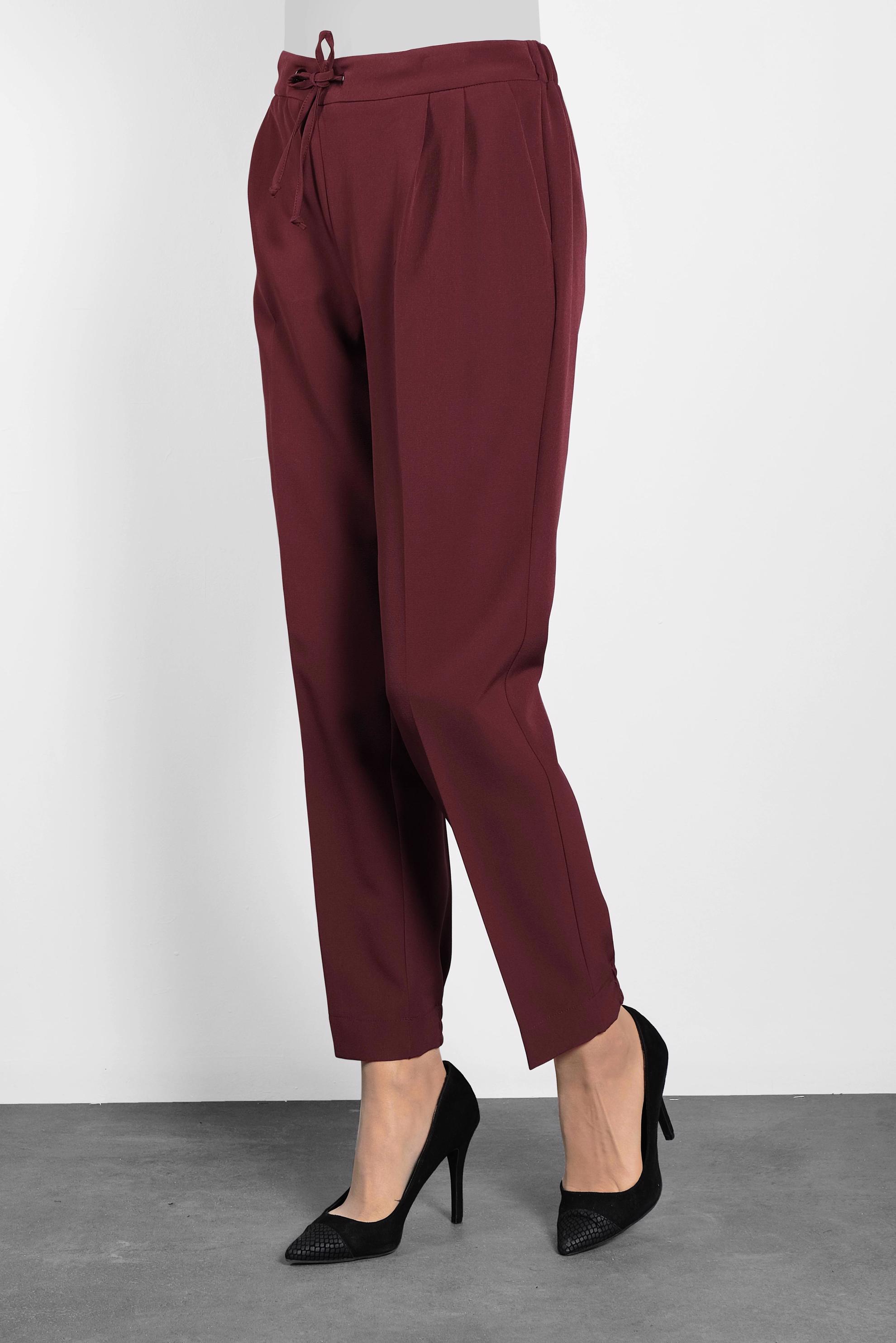 Tesettür giyim BORDO HAVUÇ PANTOLON 70003 