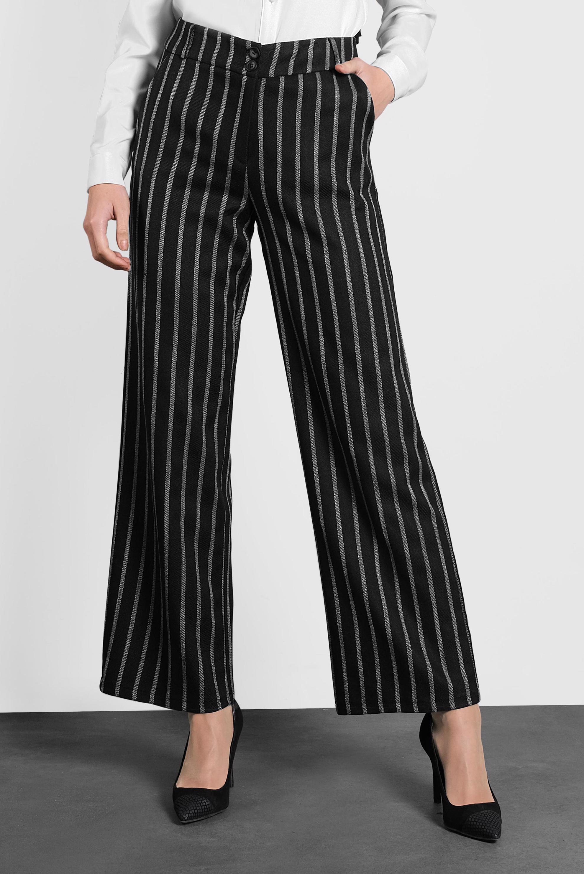 Hijab clothing BLACK STRIPED PANTS 70012 