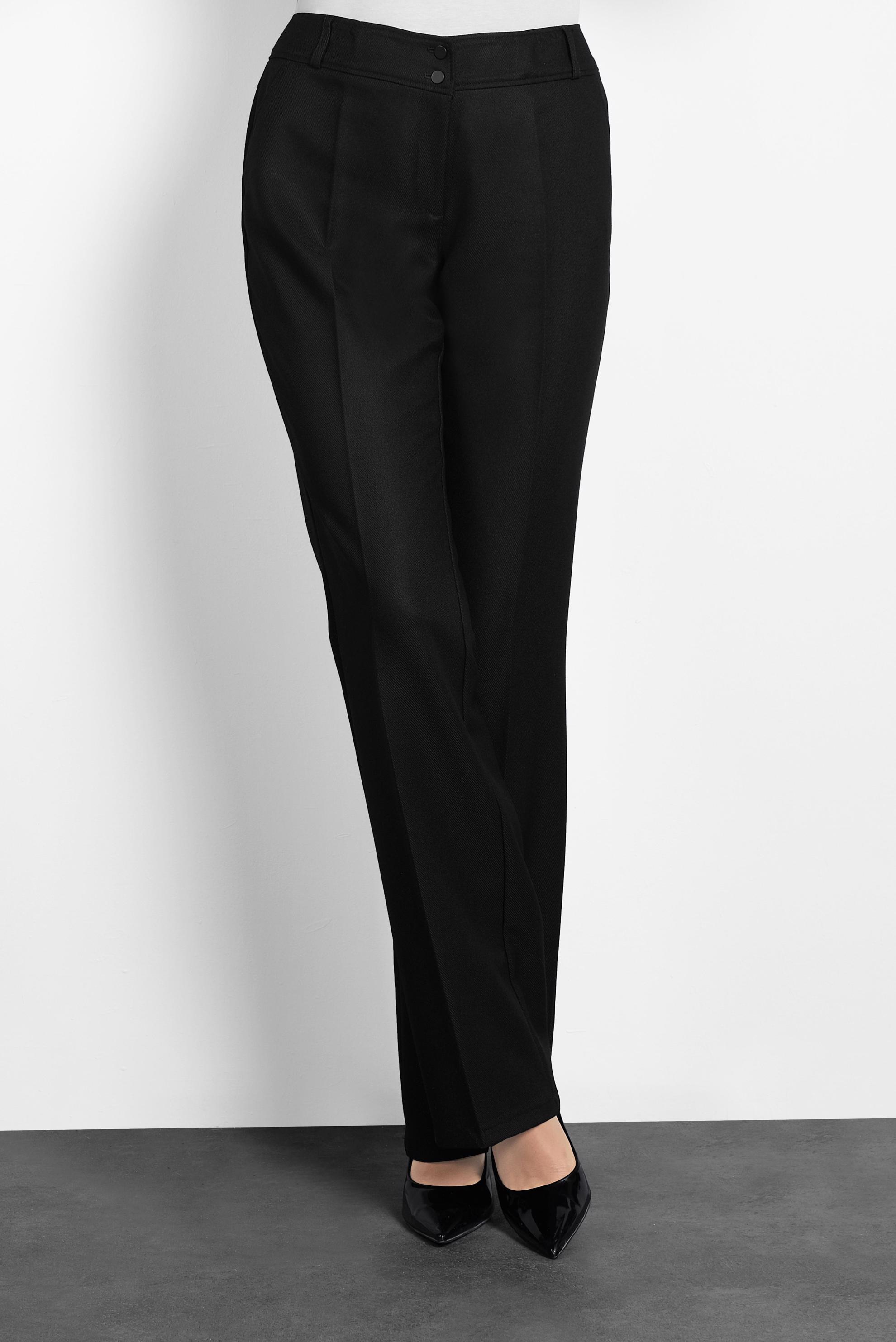 Tesettür giyim SİYAH BORU PAÇA PANTOLON 70014 