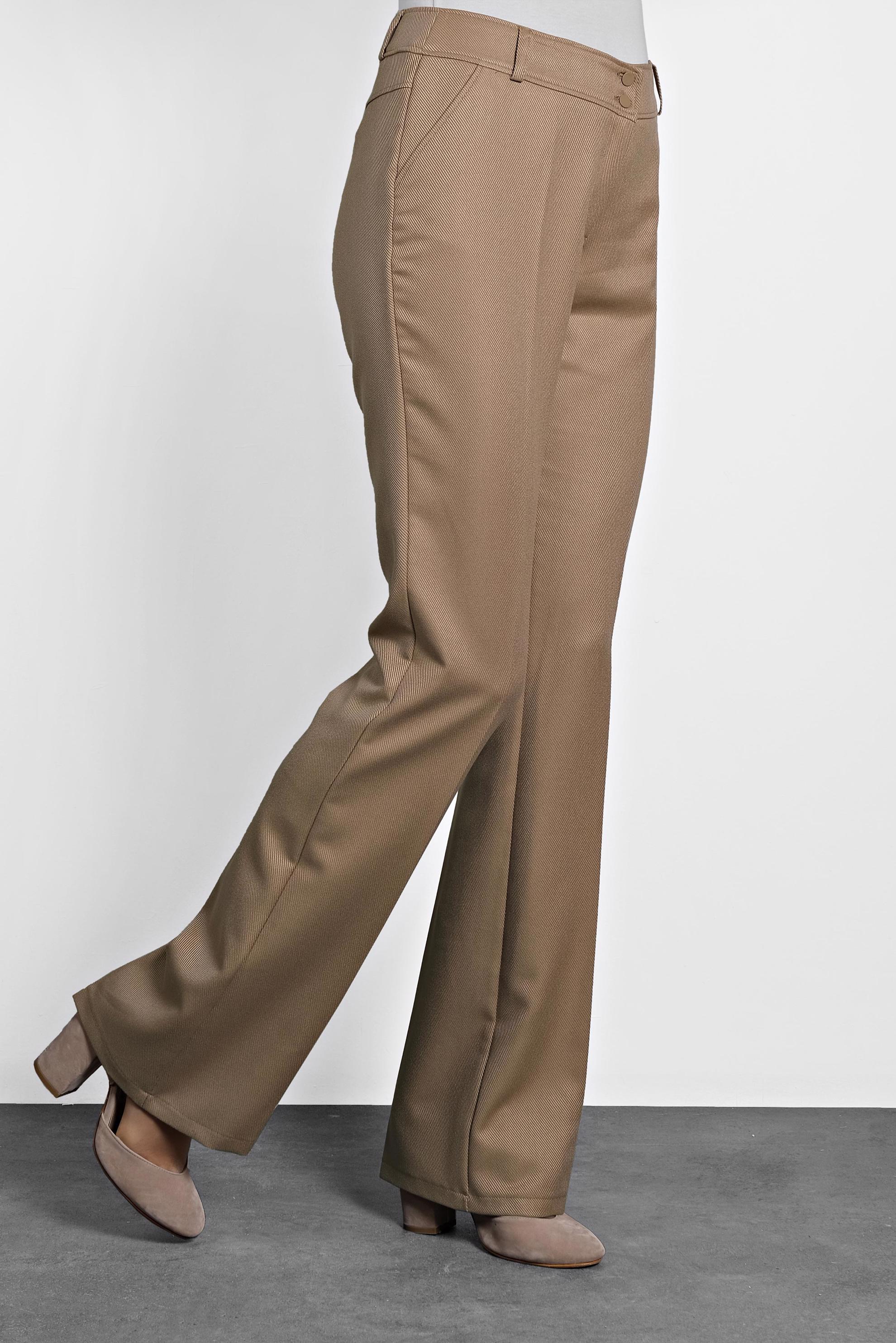 Tesettür giyim KAHVE BORU PAÇA PANTOLON 70014 