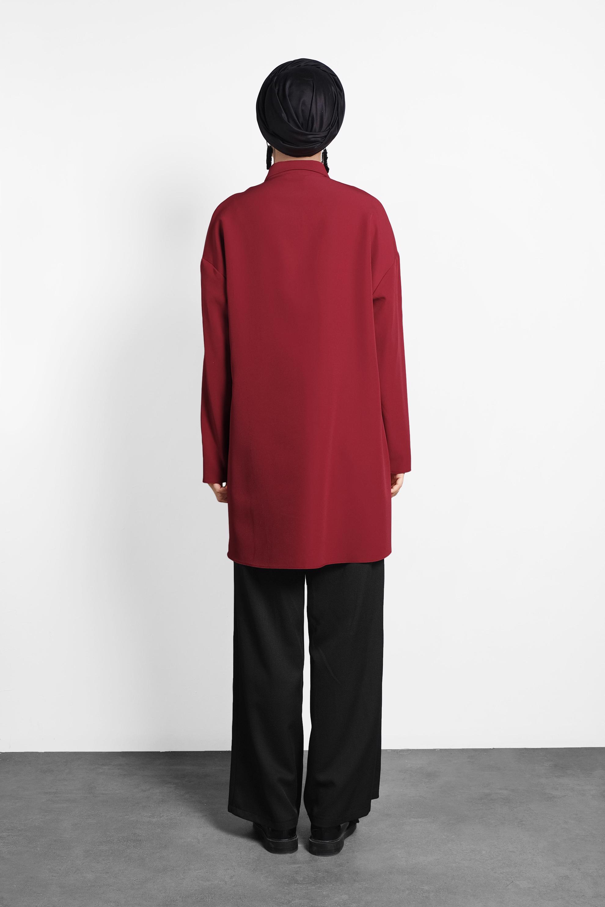 Tesettür giyim SİYAH BOL PAÇA PANTOLON 70015 