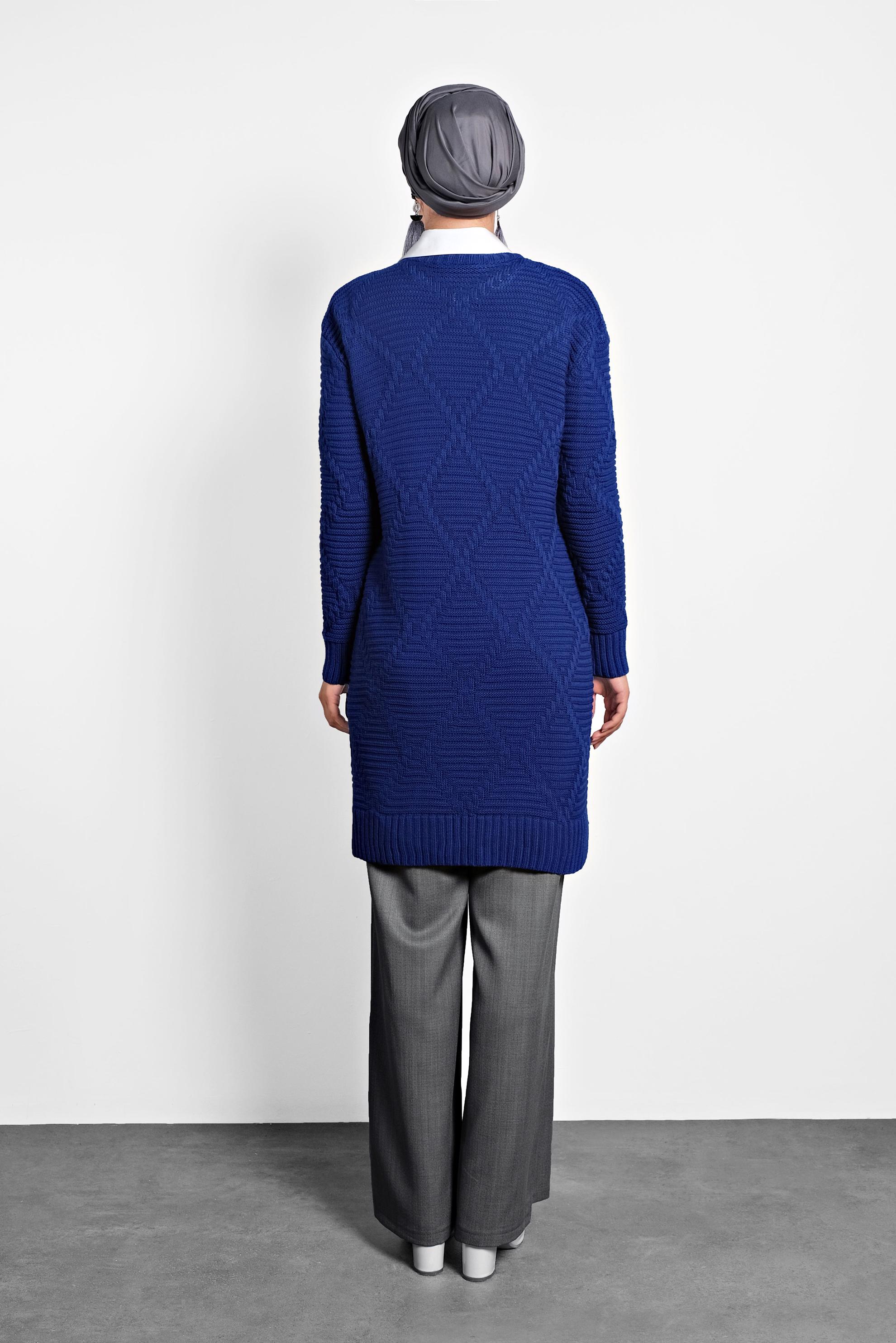 Tesettür giyim GRİ BOL PAÇA PANTOLON 70015 