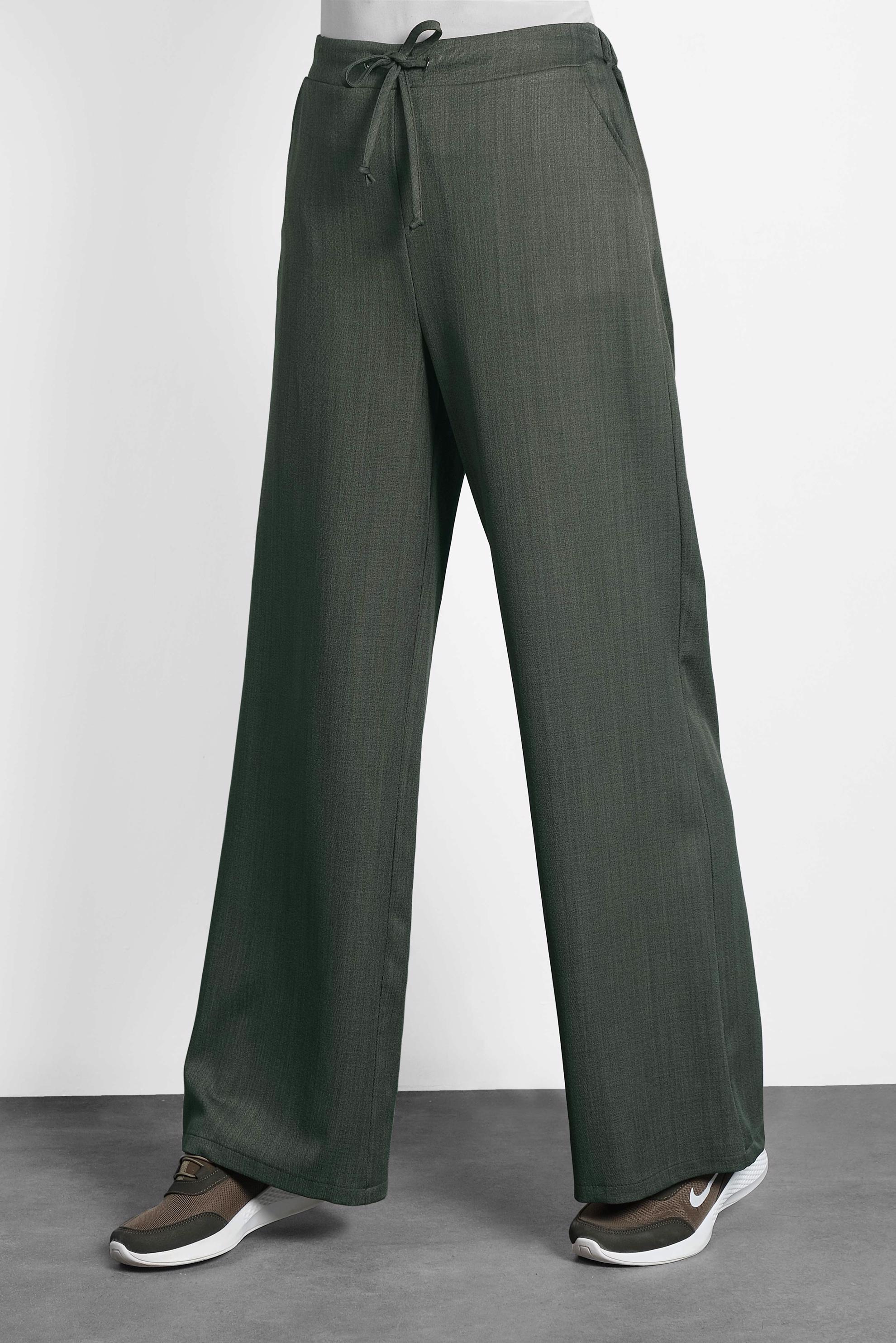 Hijab clothing KHAKI WIDE-LEG PANTS 70015