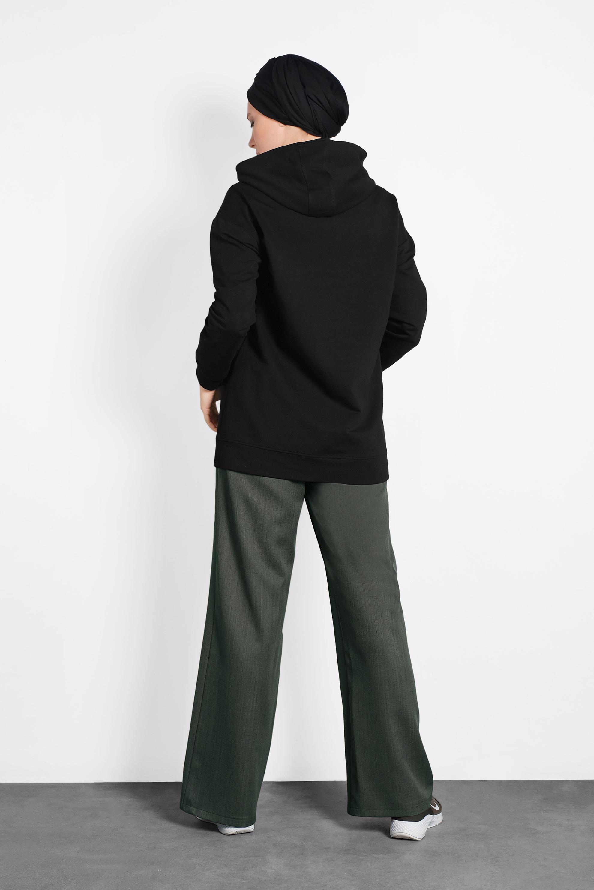 Hijab clothing KHAKI WIDE-LEG PANTS 70015