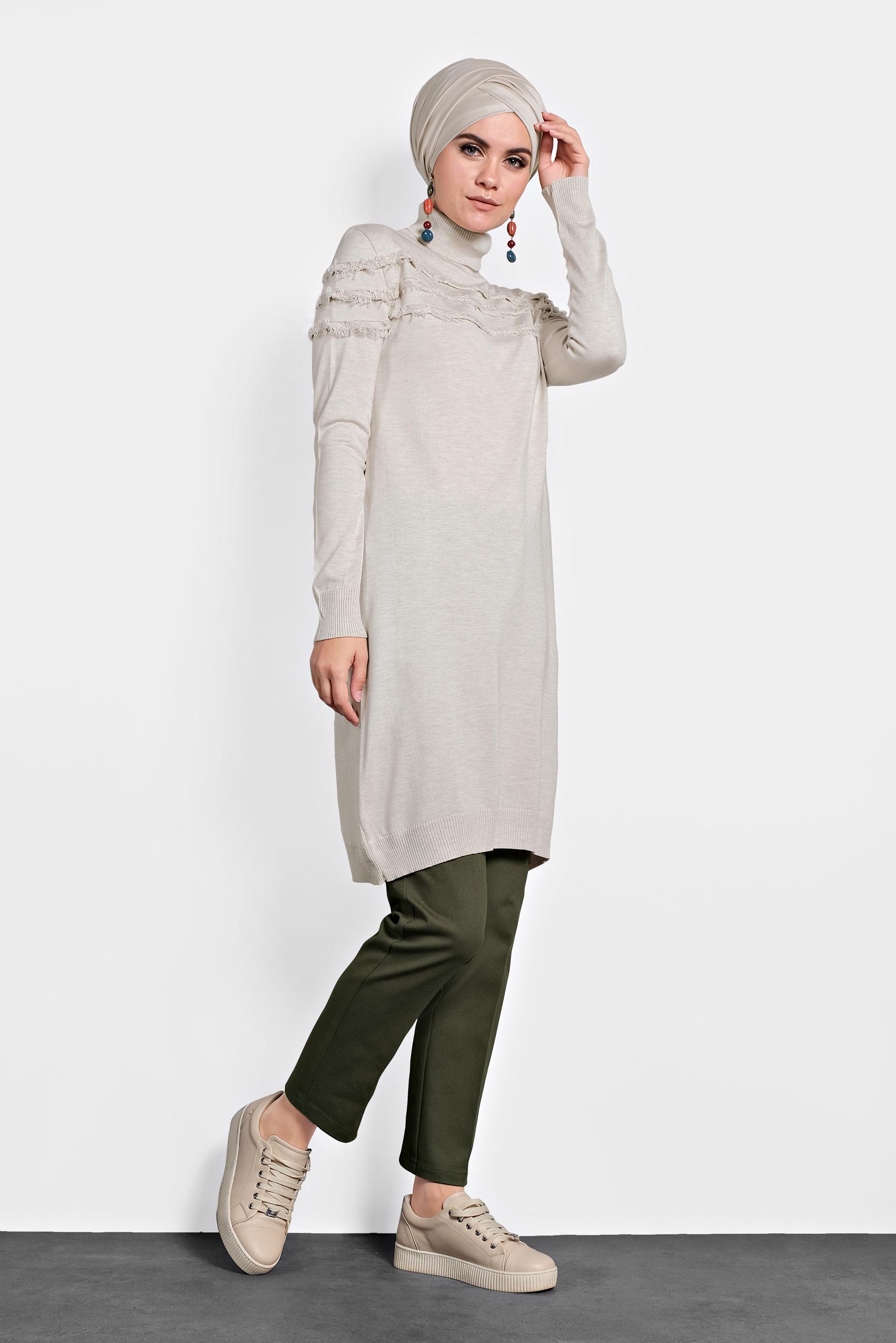 Hijab clothing KHAKI CLASSIC PANTS 70021 