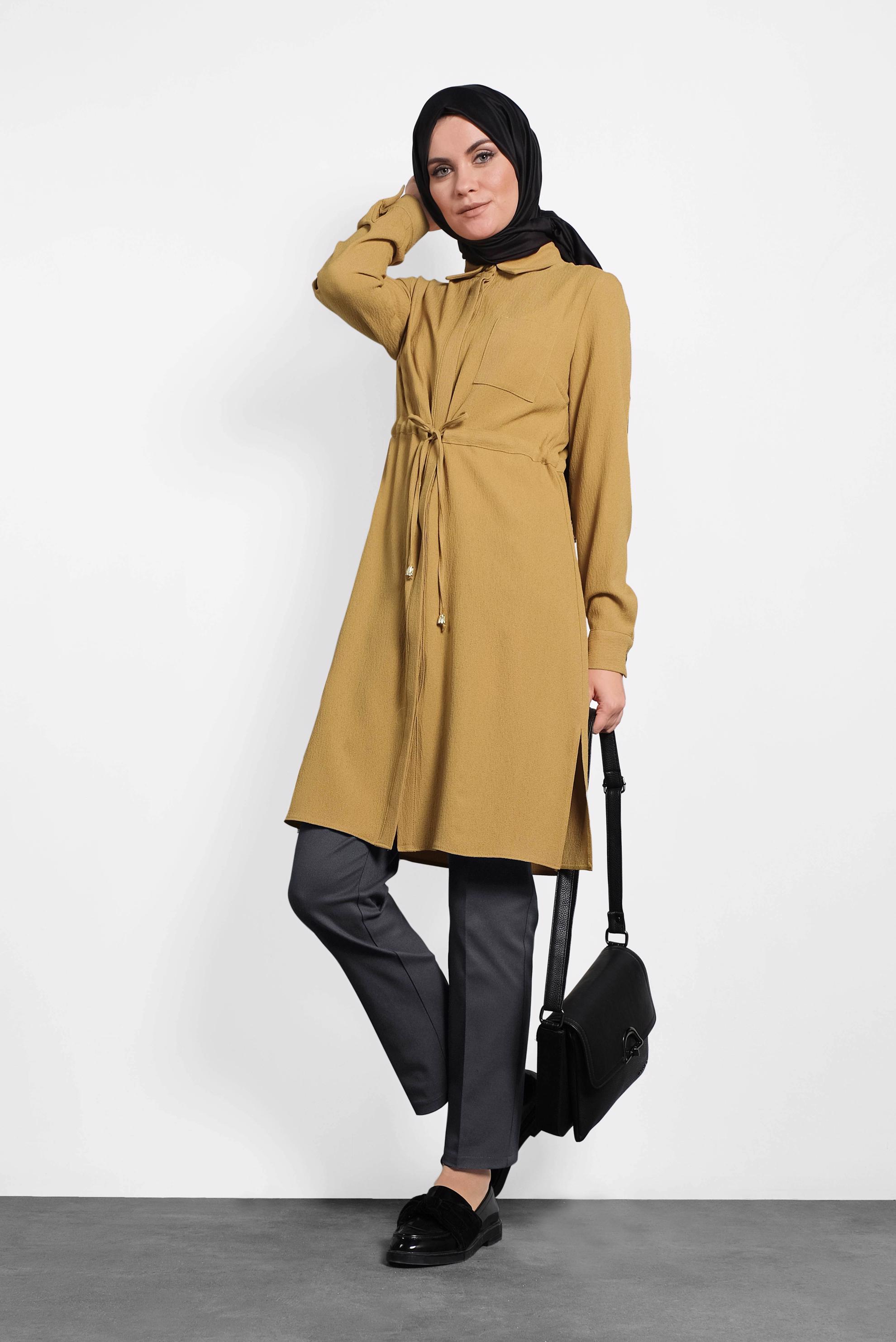 Hijab clothing GREY CLASSIC PANTS 70021 