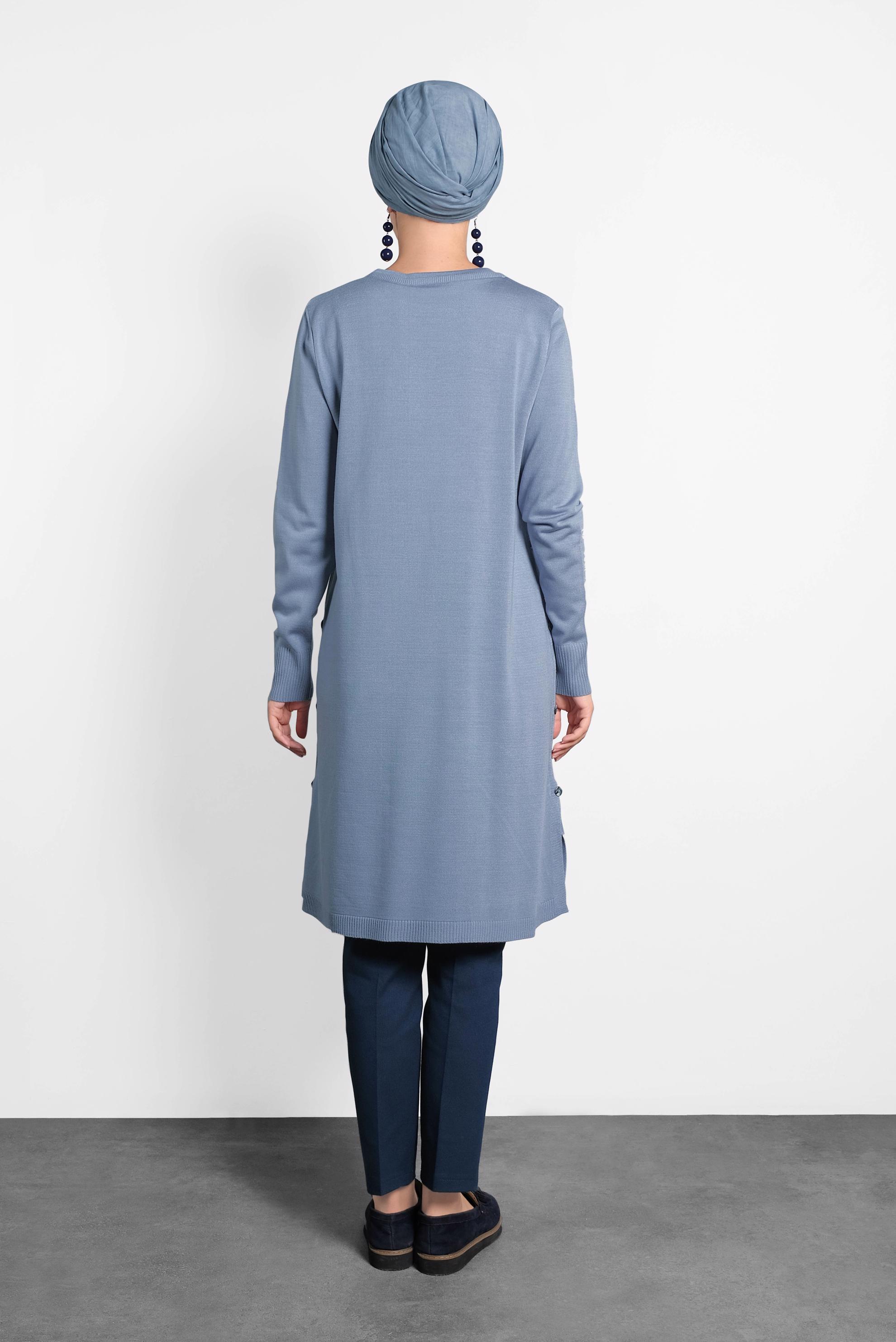 Tesettür giyim LACİVERT KLASİK PANTOLON 70021 