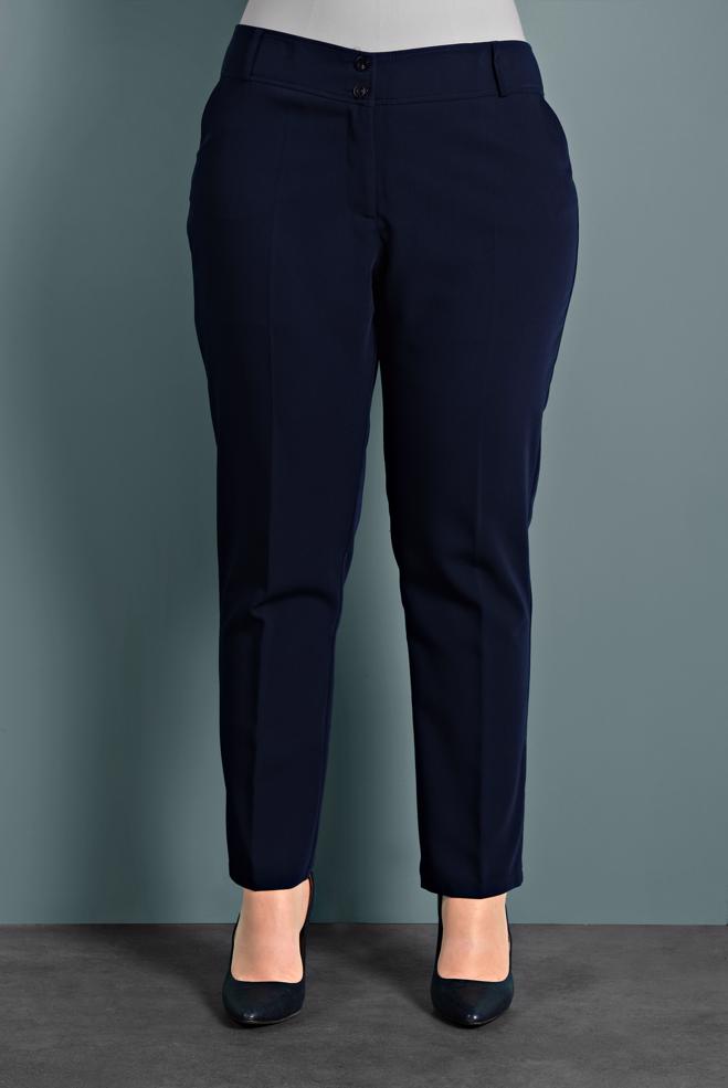 Vêtements hijab BLEU MARINE PANTALON À BOOTCUT 70023 - ALVİNA