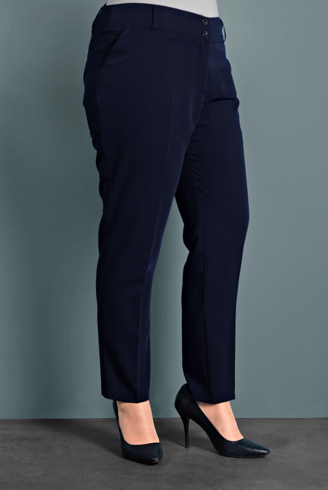 Vêtements hijab BLEU MARINE PANTALON À BOOTCUT 70023 - ALVİNA