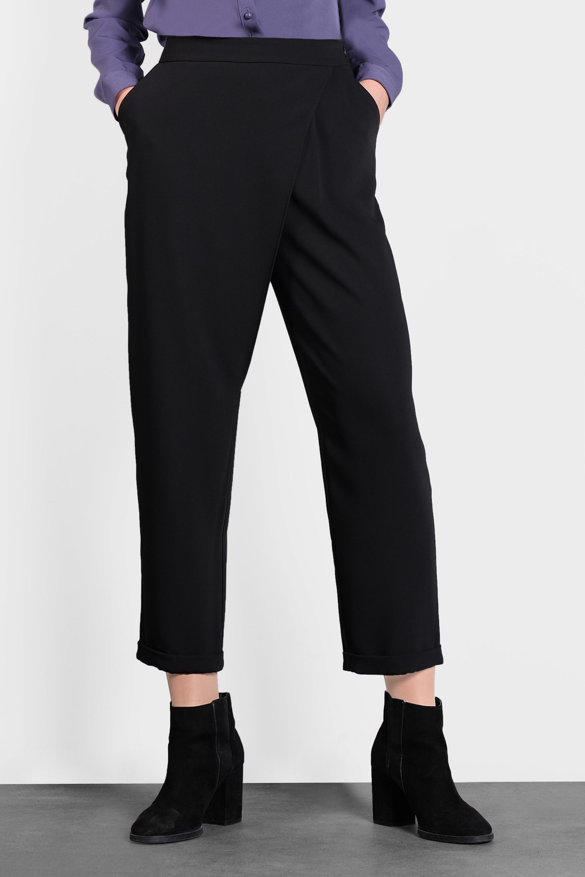 Hijab clothing BLACK WIDE LEG TROUSERS 70025