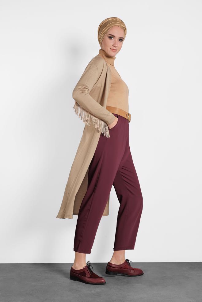 Hijab clothing  WIDE LEG TROUSERS 70025 - ALVİNA