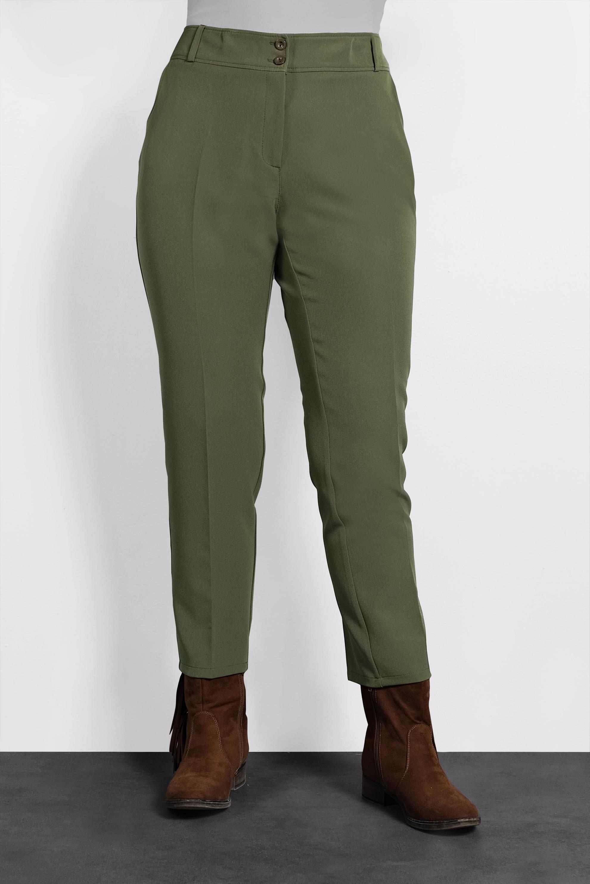 Hijab clothing KHAKI POCKET HIGH- WAISTED PANTS 70029