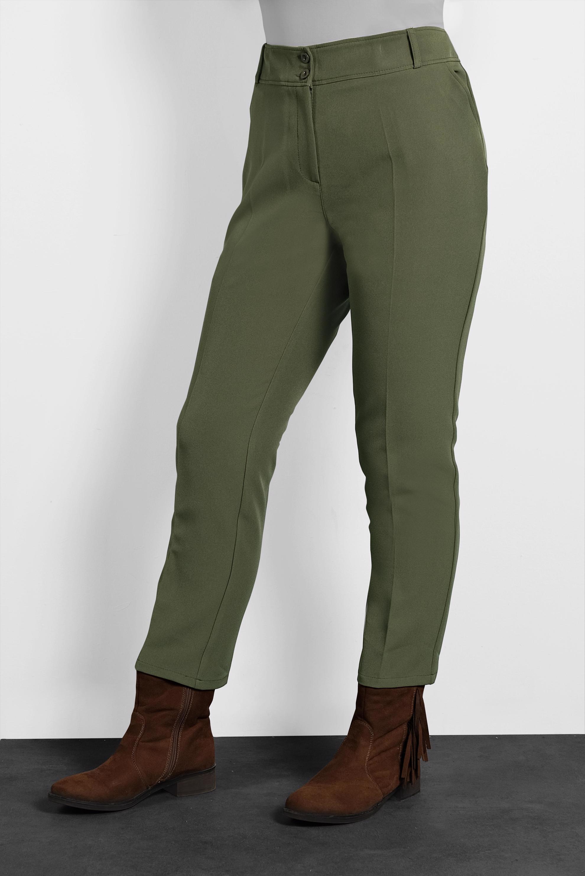 Hijab clothing KHAKI POCKET HIGH- WAISTED PANTS 70029