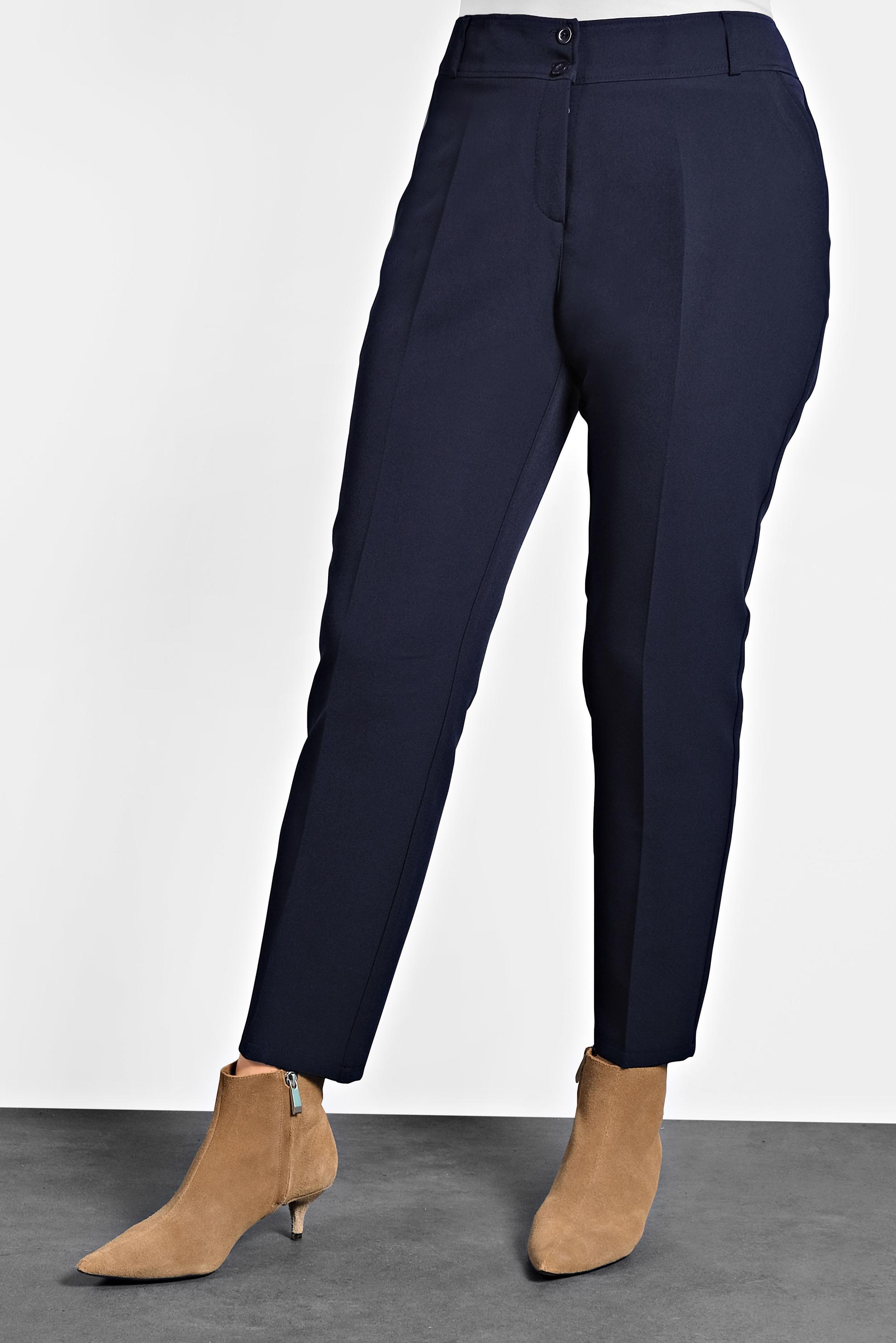 Hijab clothing NAVY BLUE POCKET HIGH- WAISTED PANTS 70029