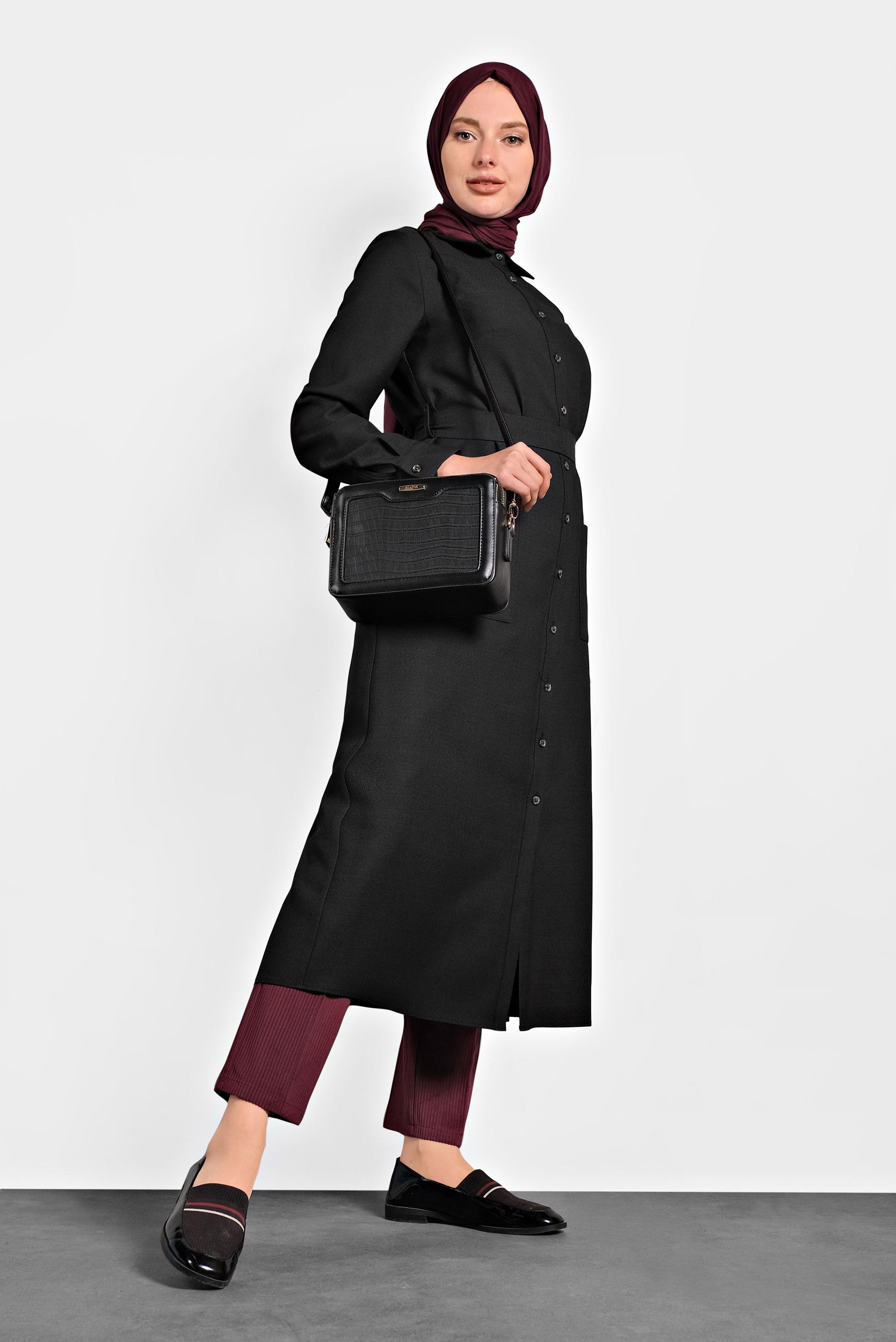 Hijab clothing CLARET RED CLASSIC PANTS 70035 