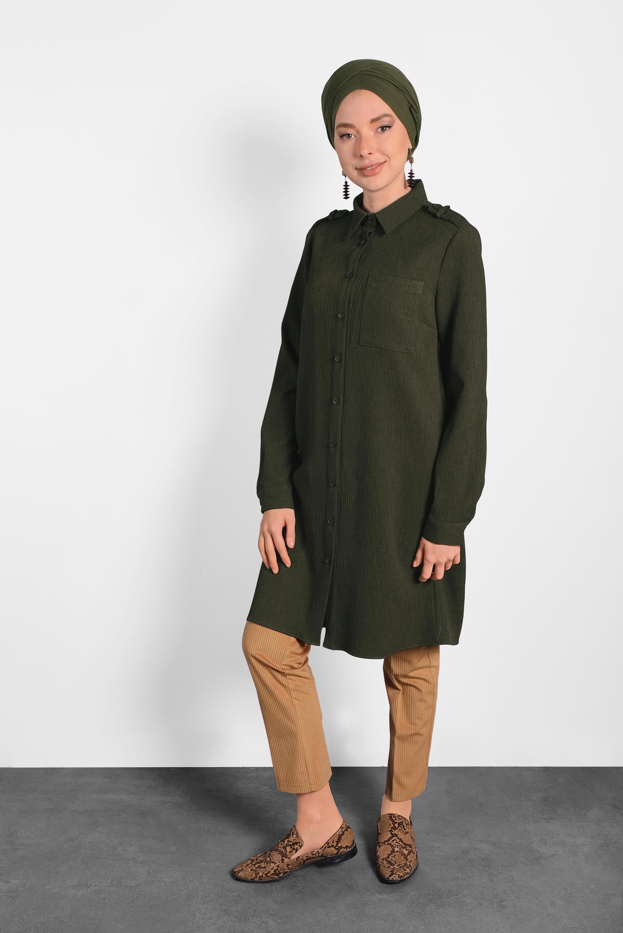 Hijab clothing BROWN CLASSIC PANTS 70035 