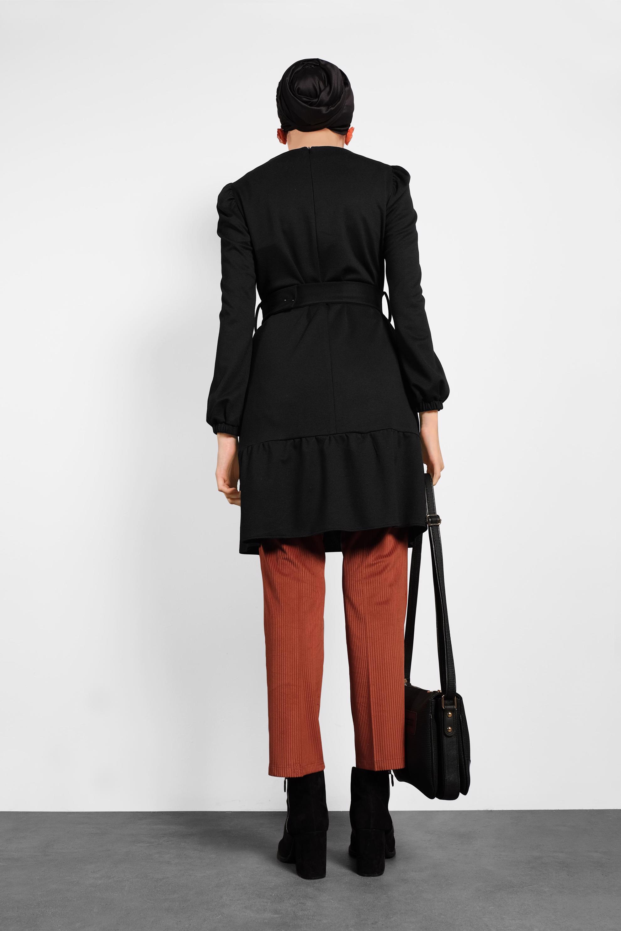 Tesettür giyim TURUNCU KLASİK PANTOLON 70035