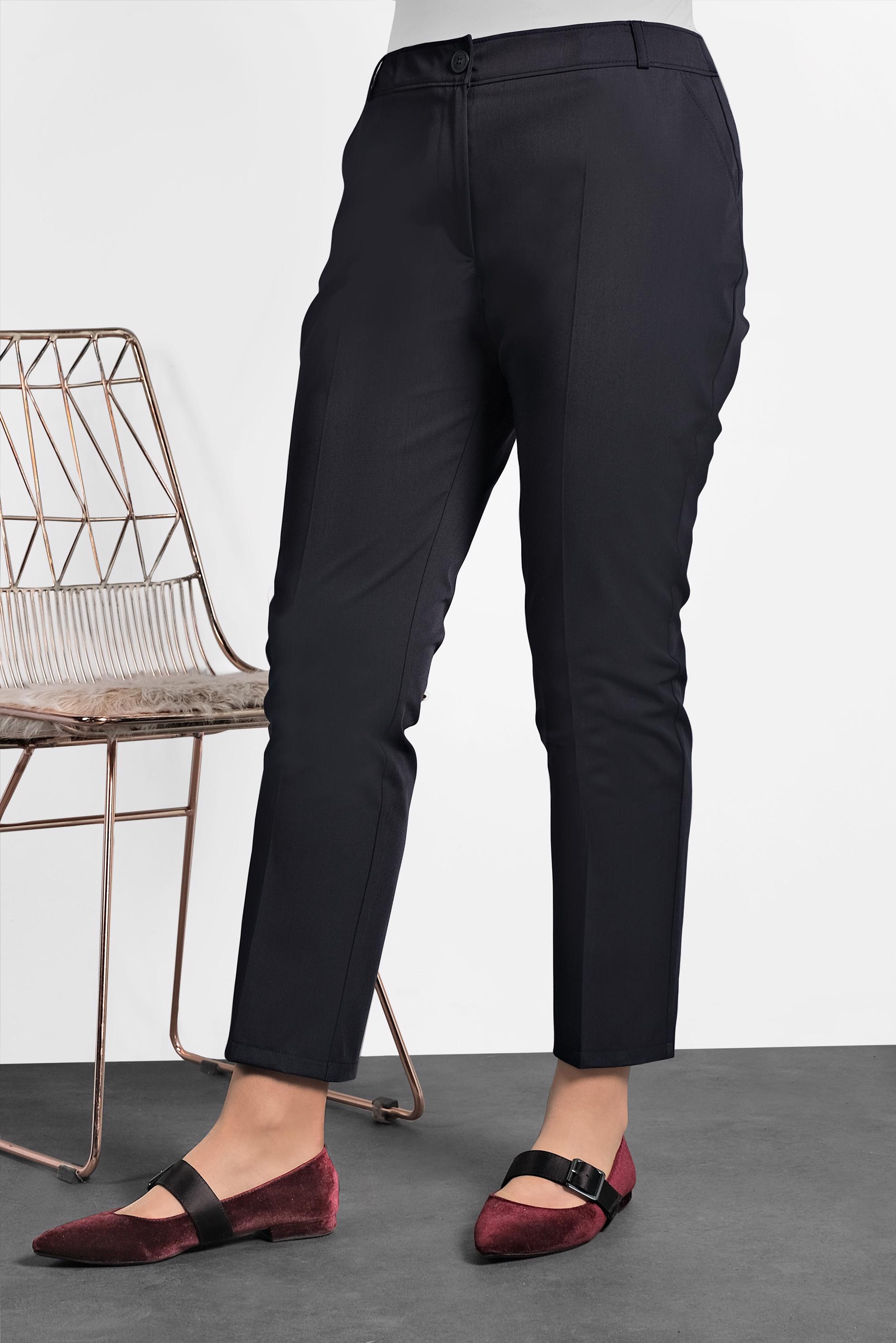 Vêtements hijab BLEU MARINE PANTALON À CLASSIQUE 70037 
