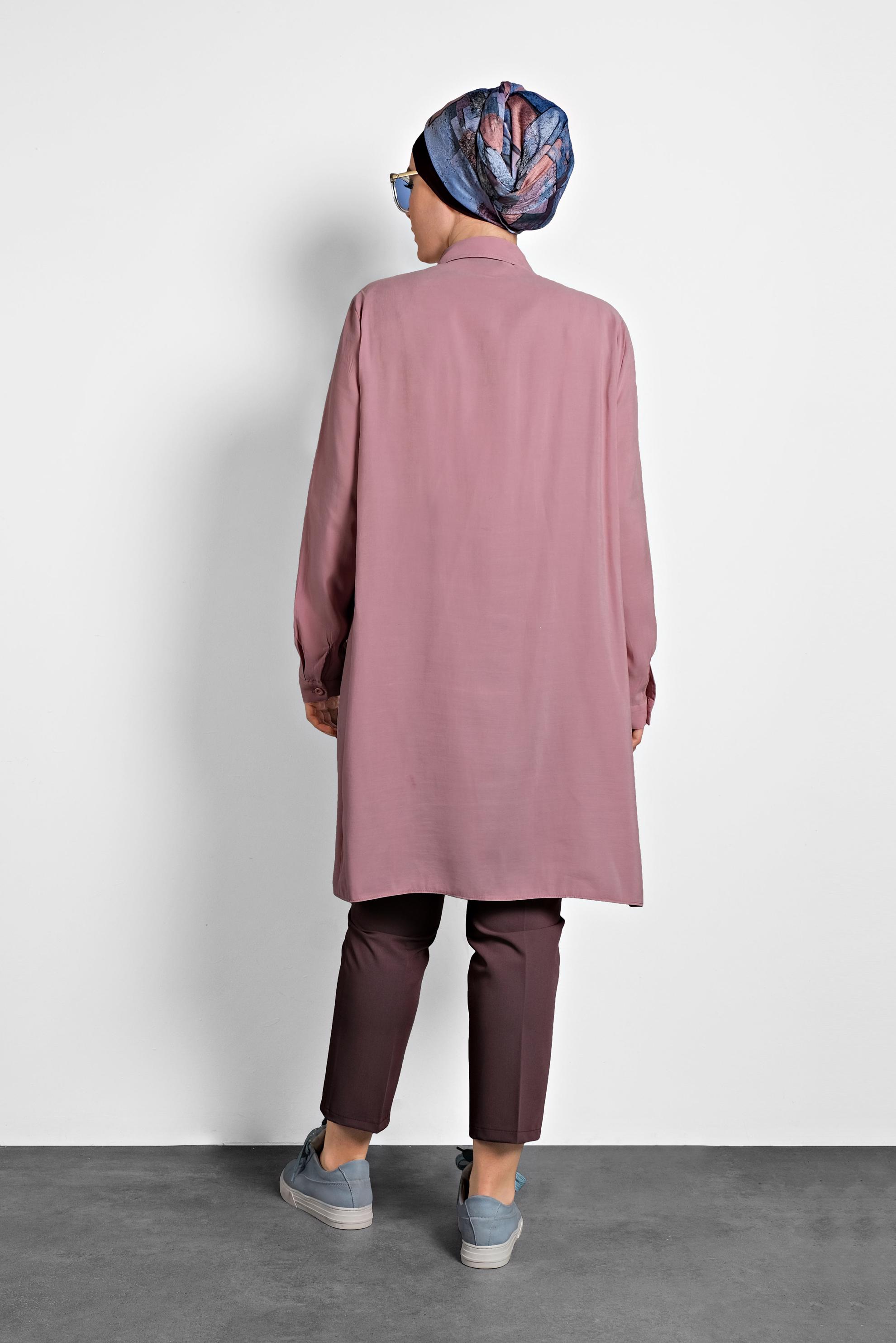 Vêtements hijab PRUNE PANTALON À CLASSIQUE 70037 