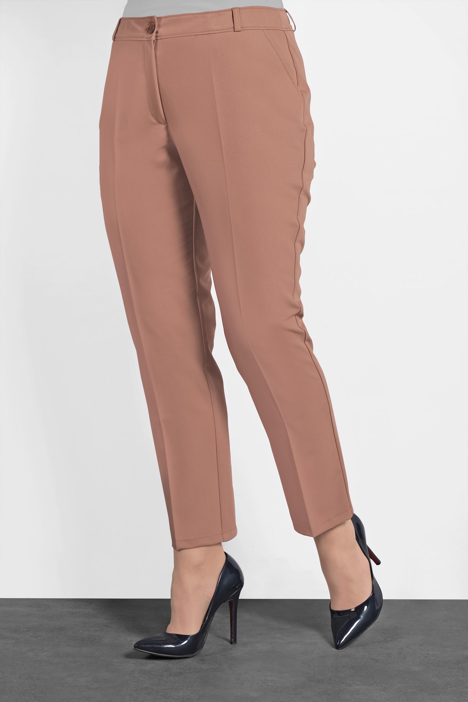 Tesettür giyim KAHVE KLASİK PANTOLON 70037