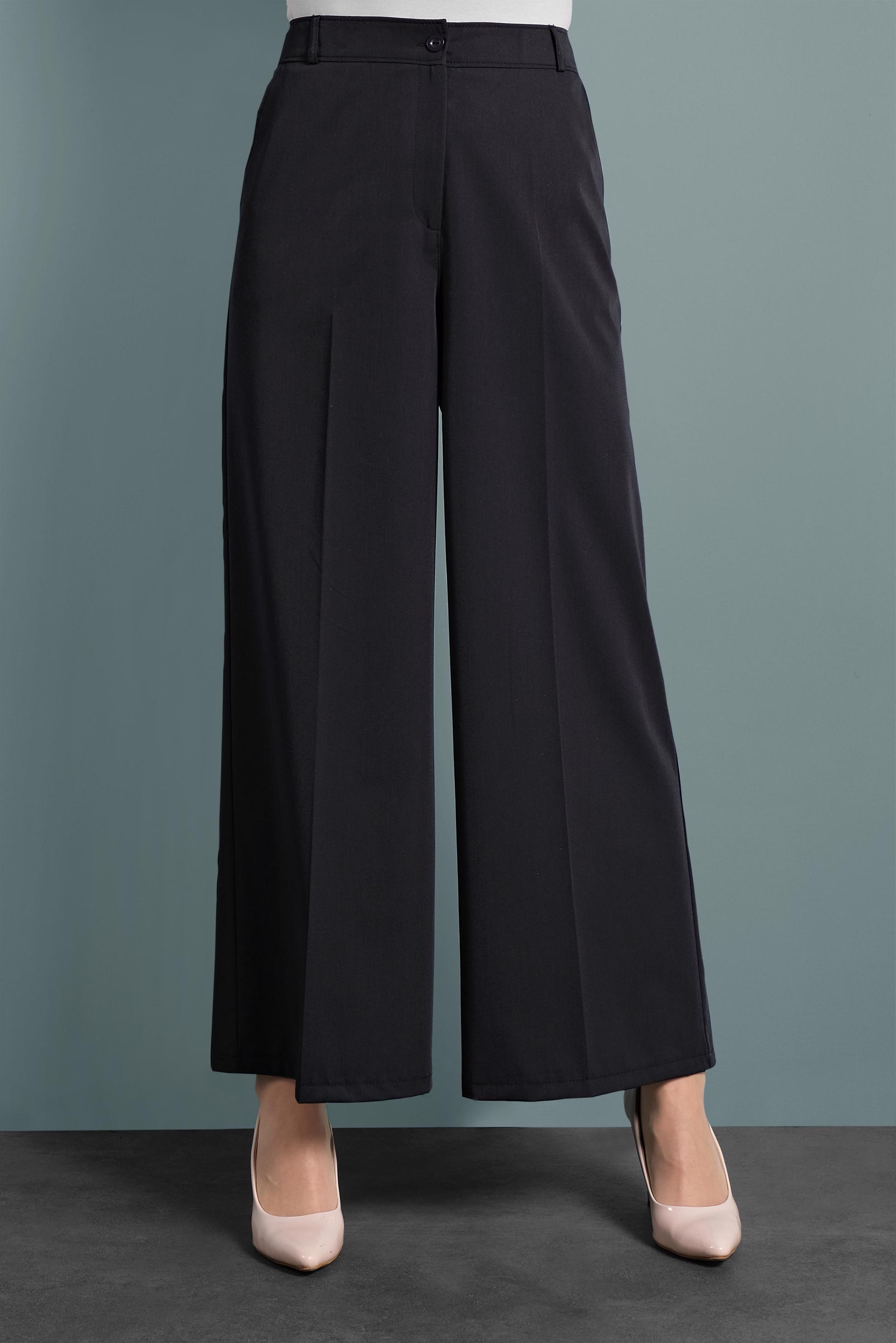 Hijab clothing NAVY BLUE WIDE LEG PANTS 70038 