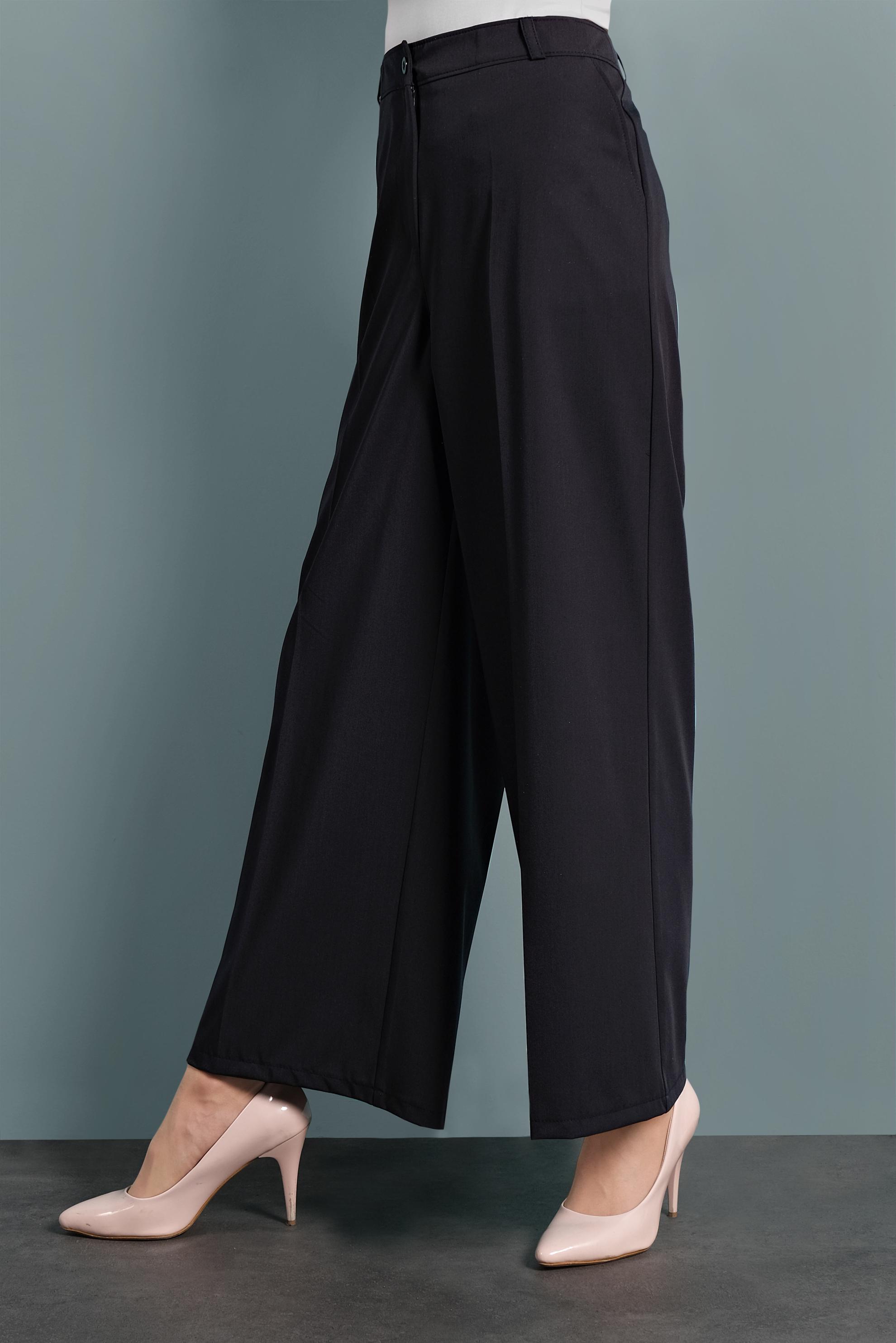 Hijab clothing NAVY BLUE WIDE LEG PANTS 70038 